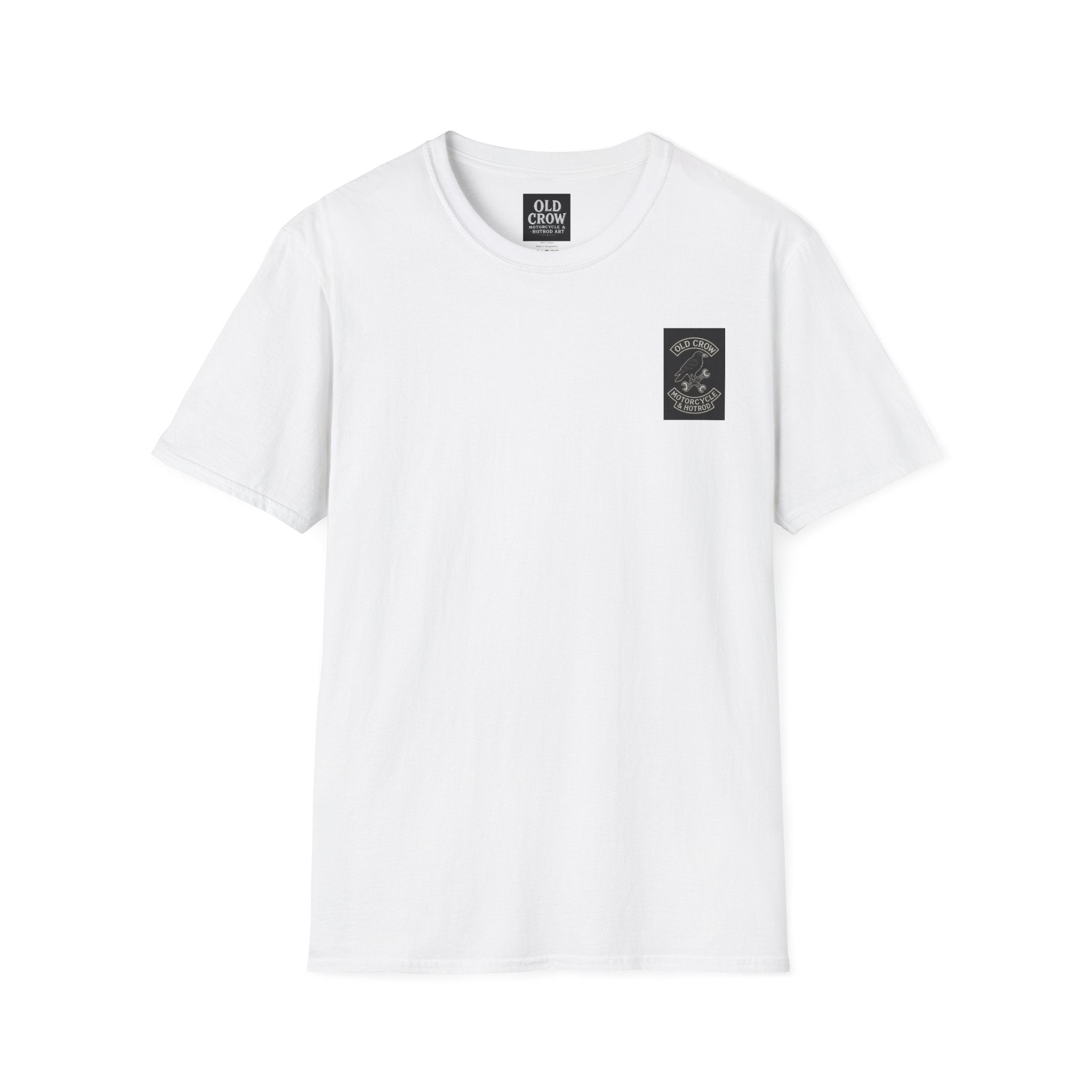 Biker  Emblem T-Shirt, Old Crow Motorcycles