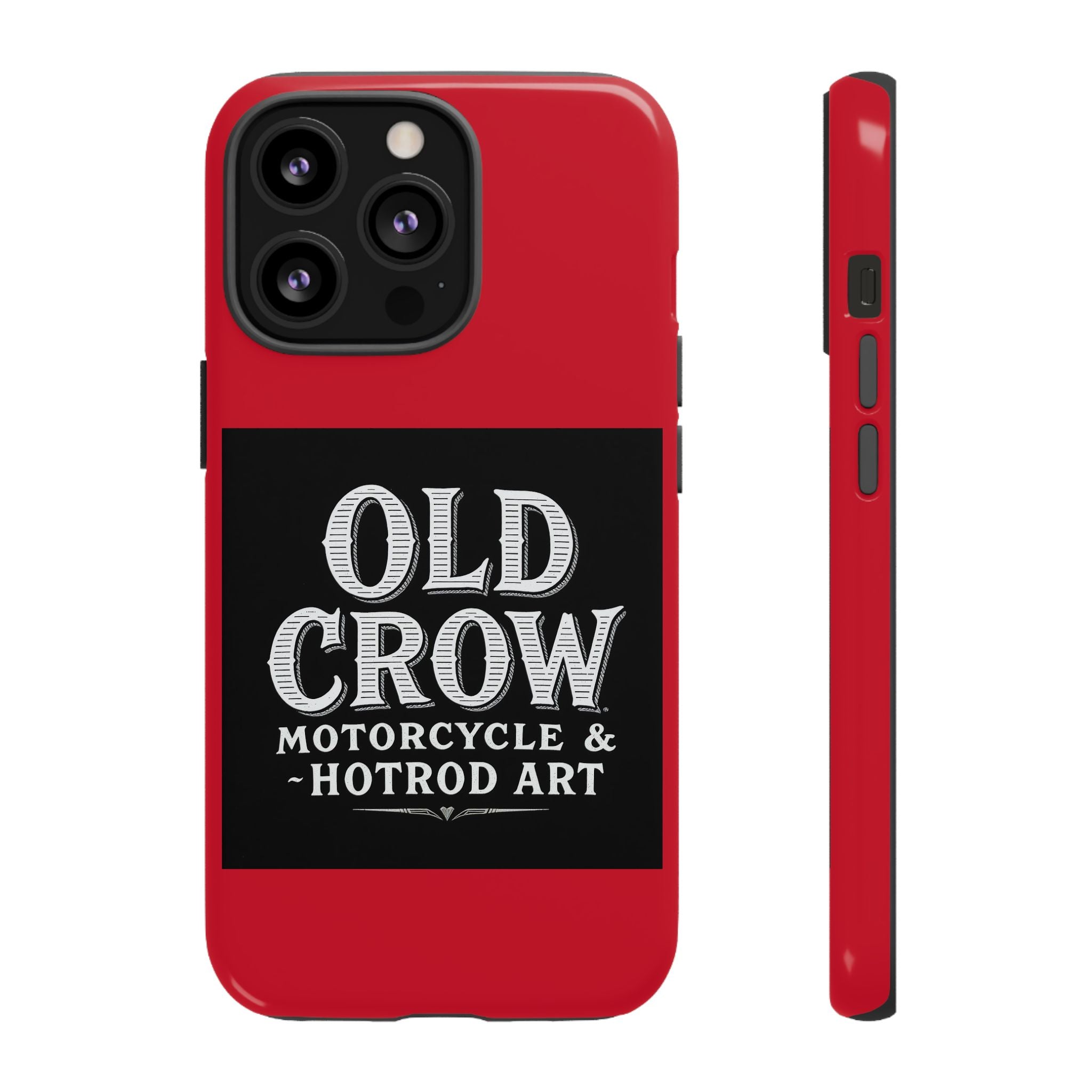 Classic Old Crow Garage Typography Cases