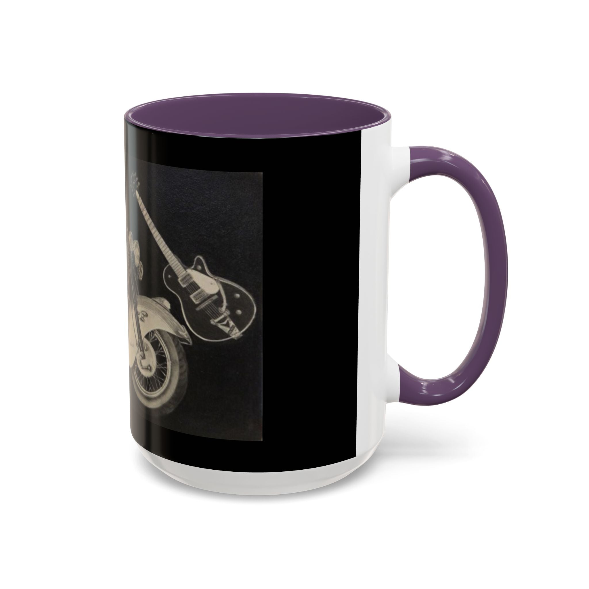 15 Vintage Motorcycle & Guitar Coffee Mug