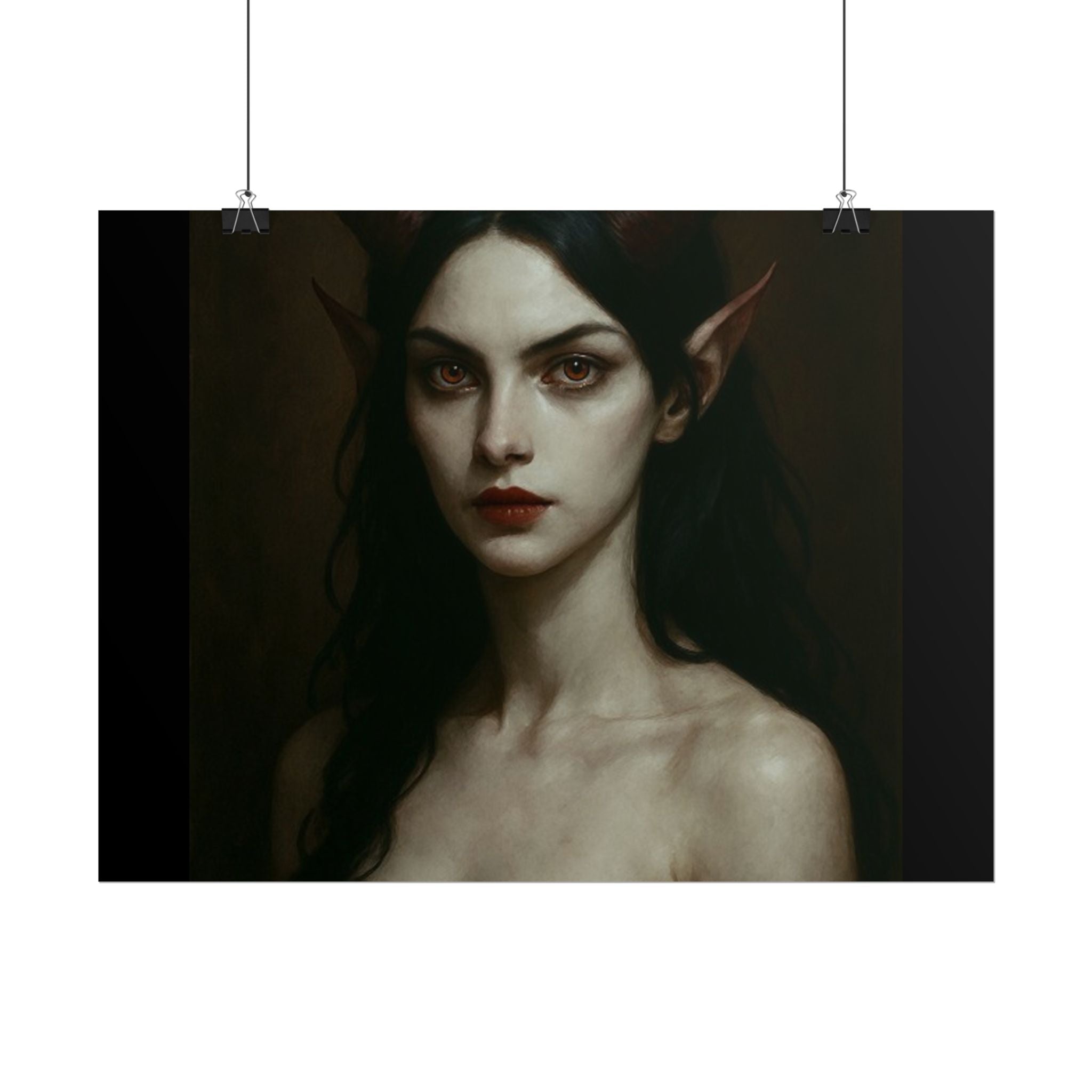 Gothic Art Rolled Posters, Dark Fantasy Wall Decor