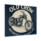 Old Crow Rolled Poster, Retro Wall Decor