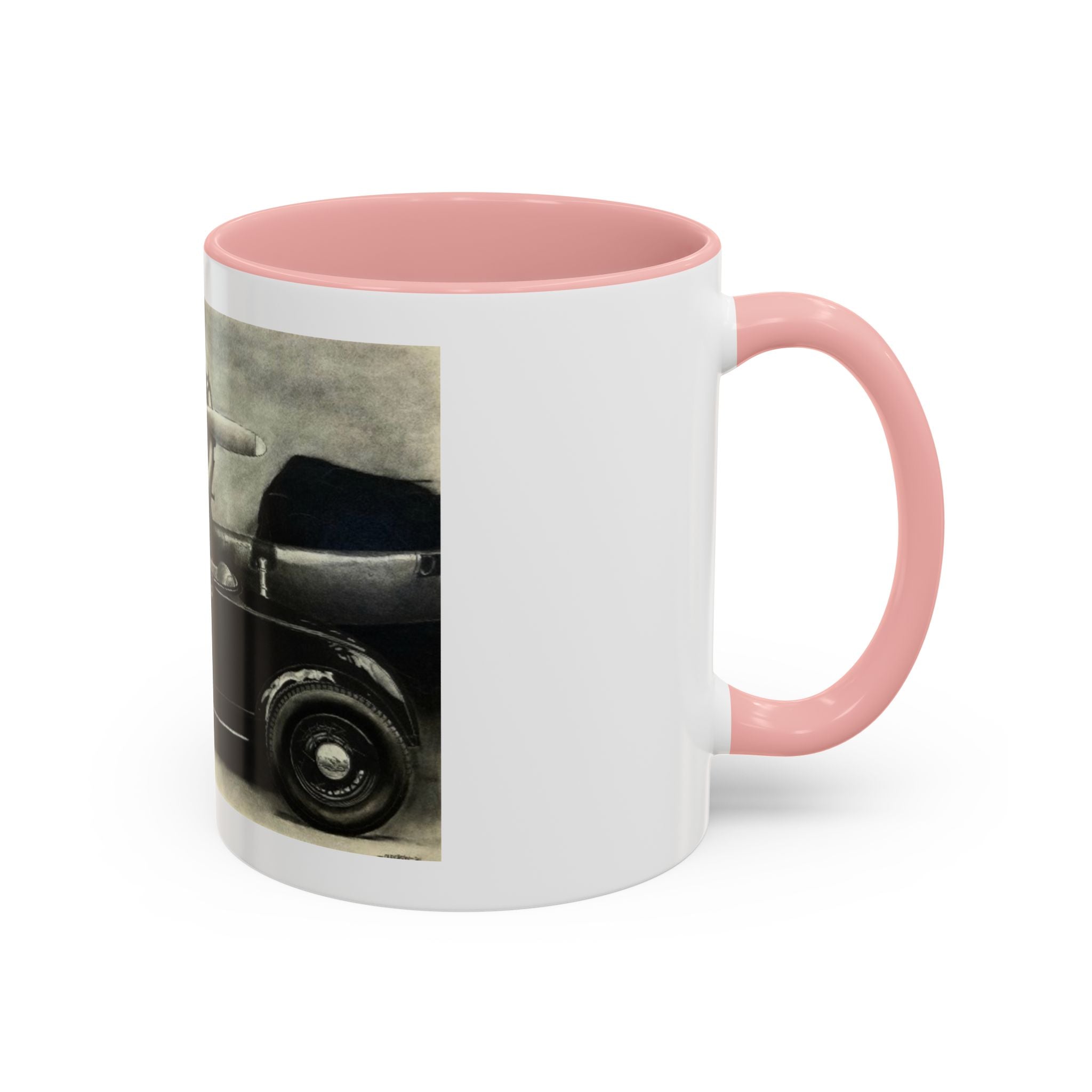 Vintage Airplane Accent Coffee Mug