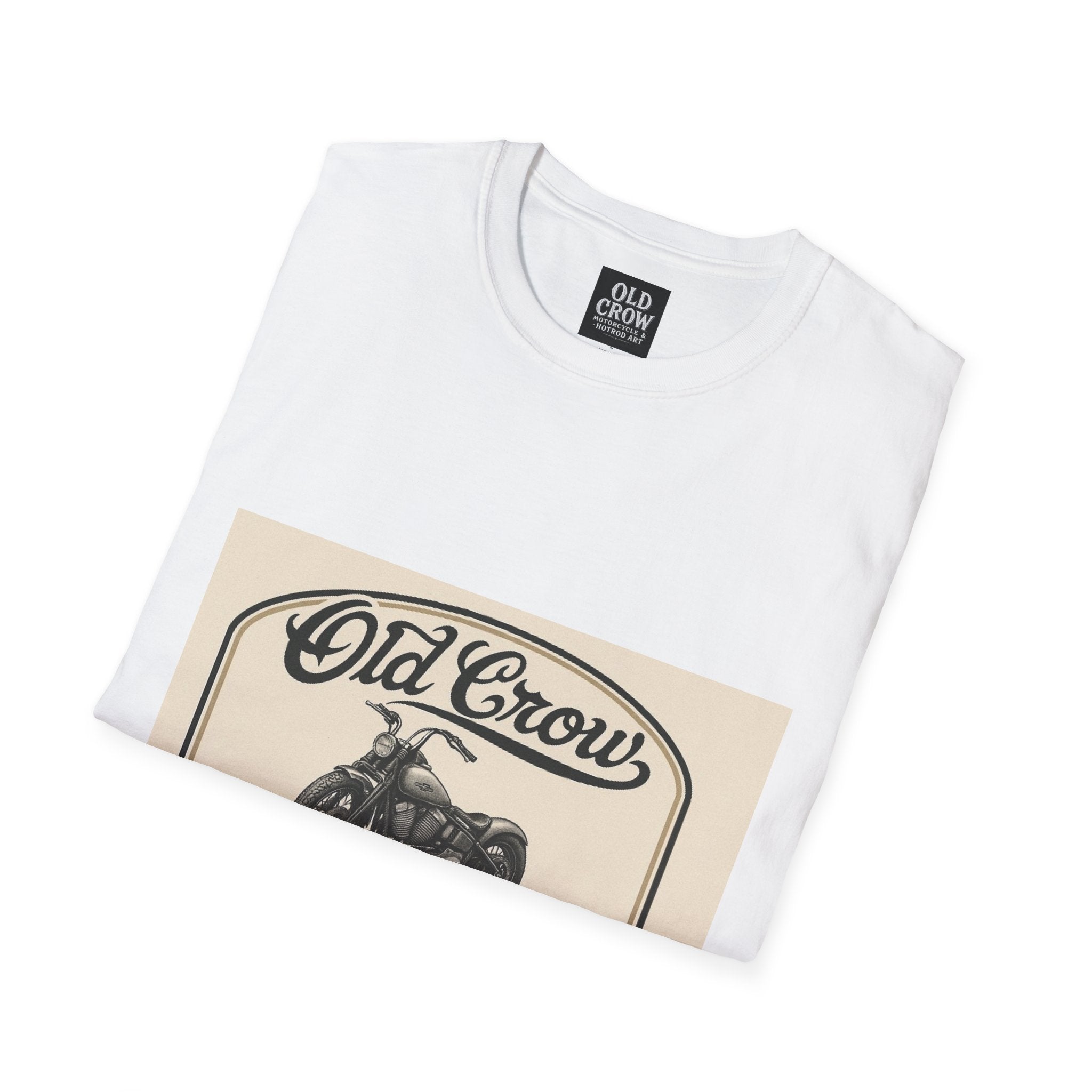 Retro Biker Life Old Crow Shop Sign T-Shirt