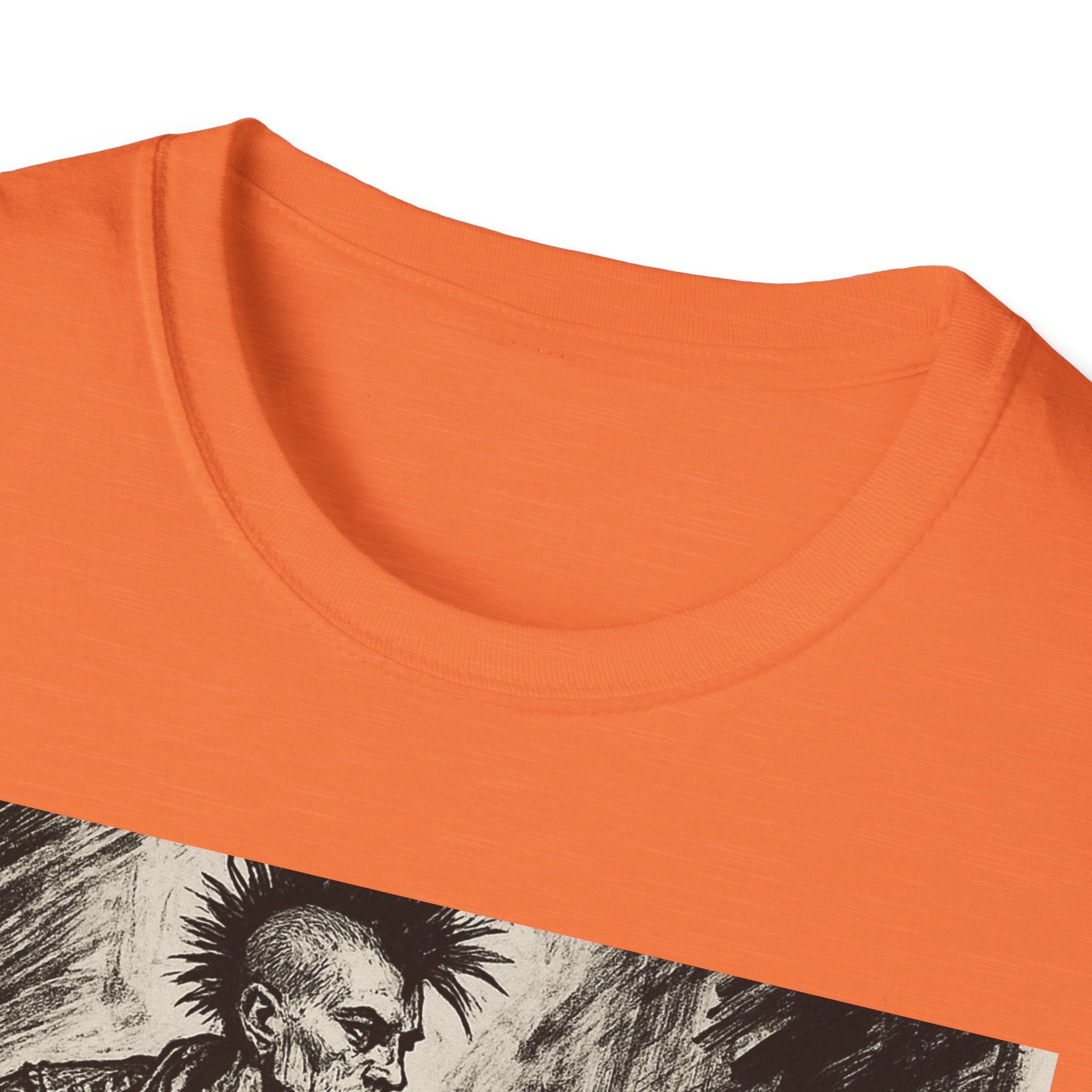 Punk Biker Illustration T-Shirt