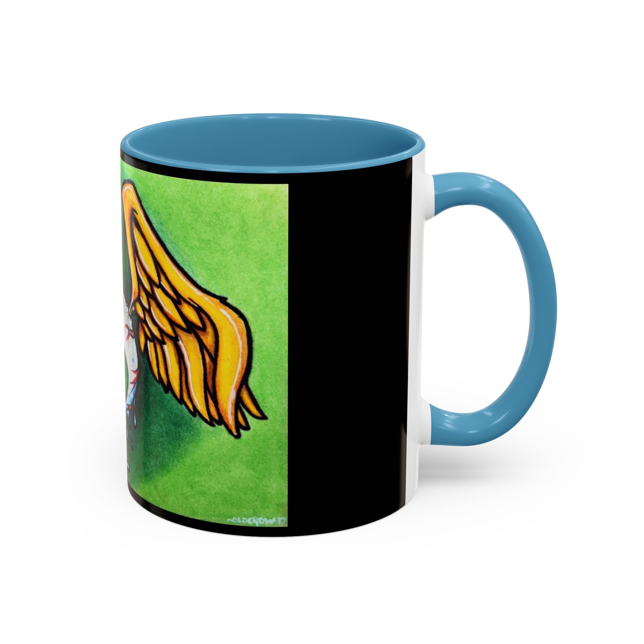 28 Whimsical Gothic Winged Eye Coffee Mug