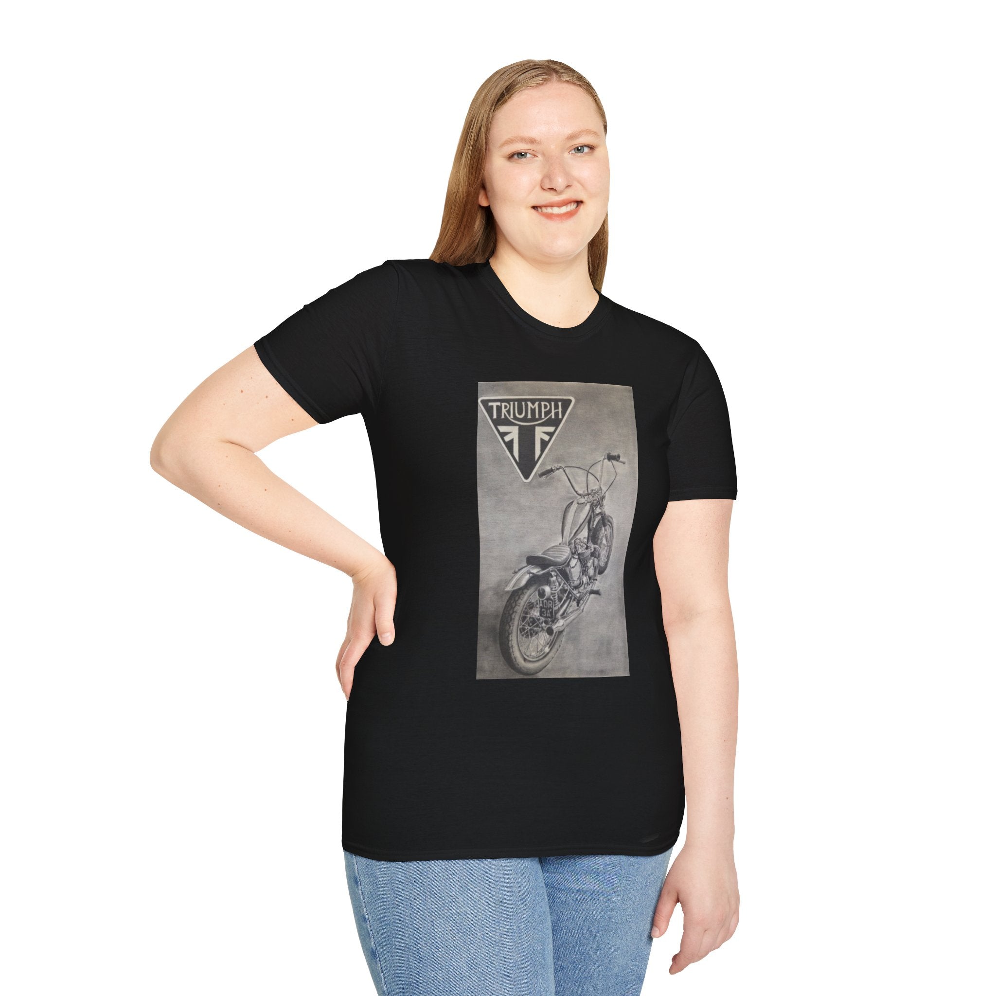 Retro Triumph Chopper Softstyle T-Shirt
