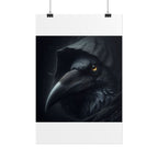 Dark Raven Hooded Rolled Poster