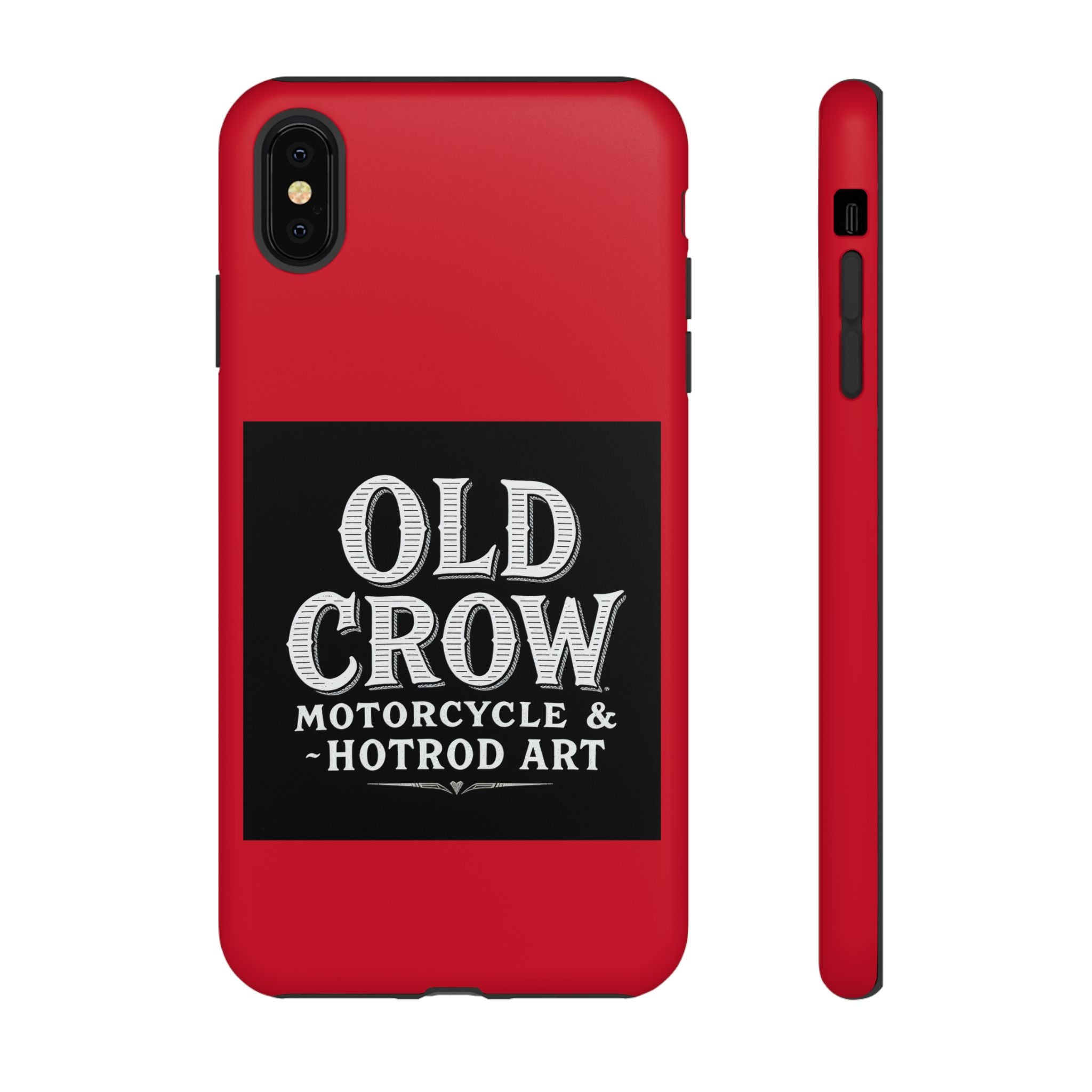 Classic Old Crow Garage Typography Cases