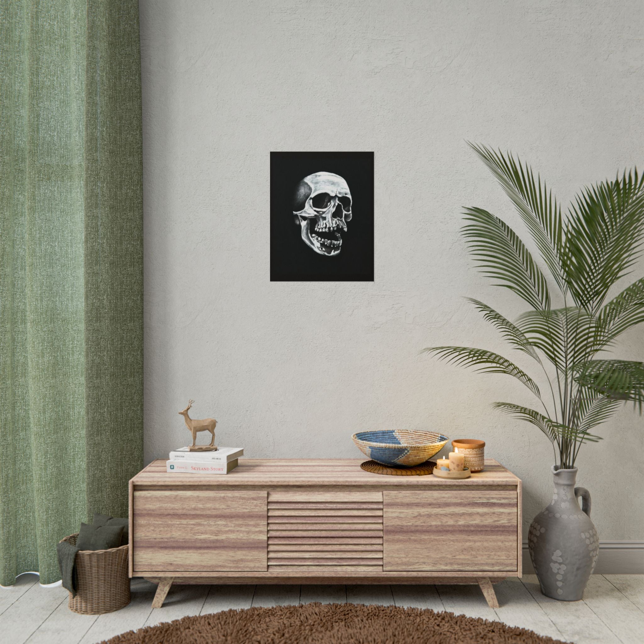 Skull Art Rolled Posters