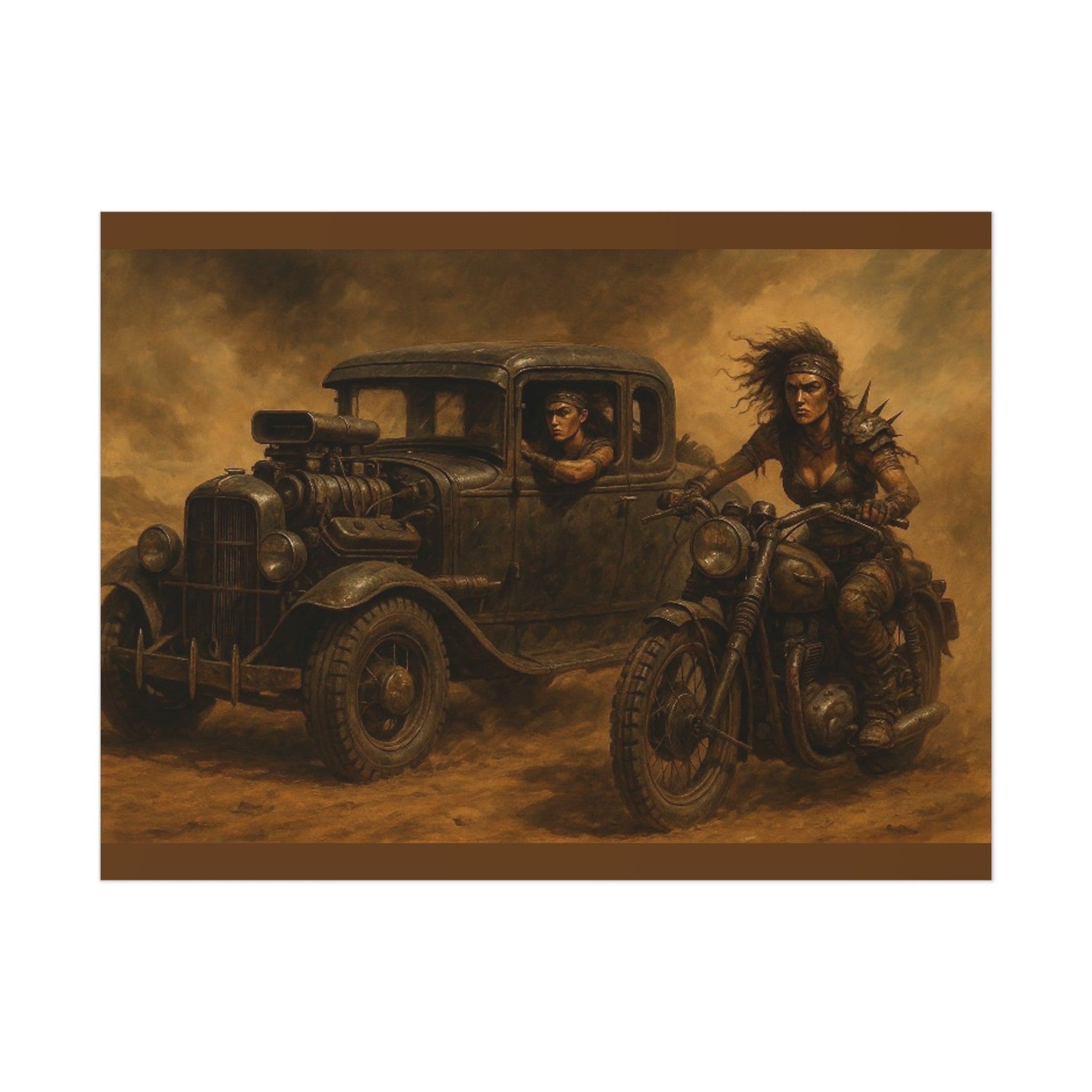 Full Throttle Fury Art Print, Uncoated Poster for Home Decor