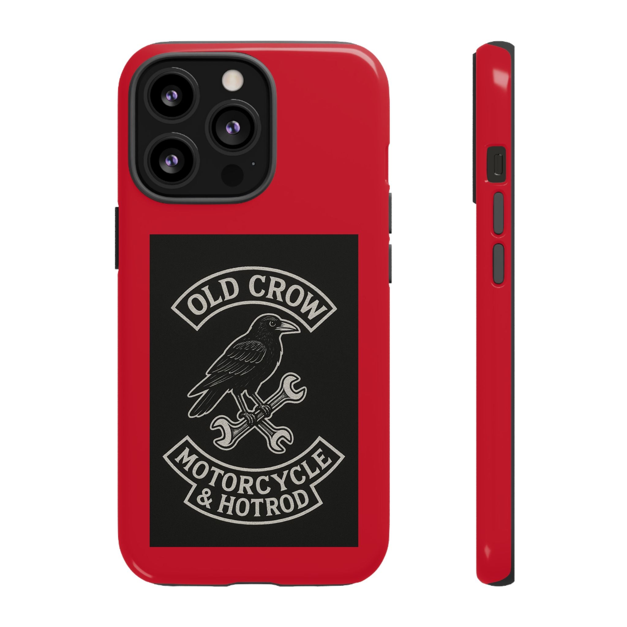 Old Crow Garage Retro Hotrod Rider Cases