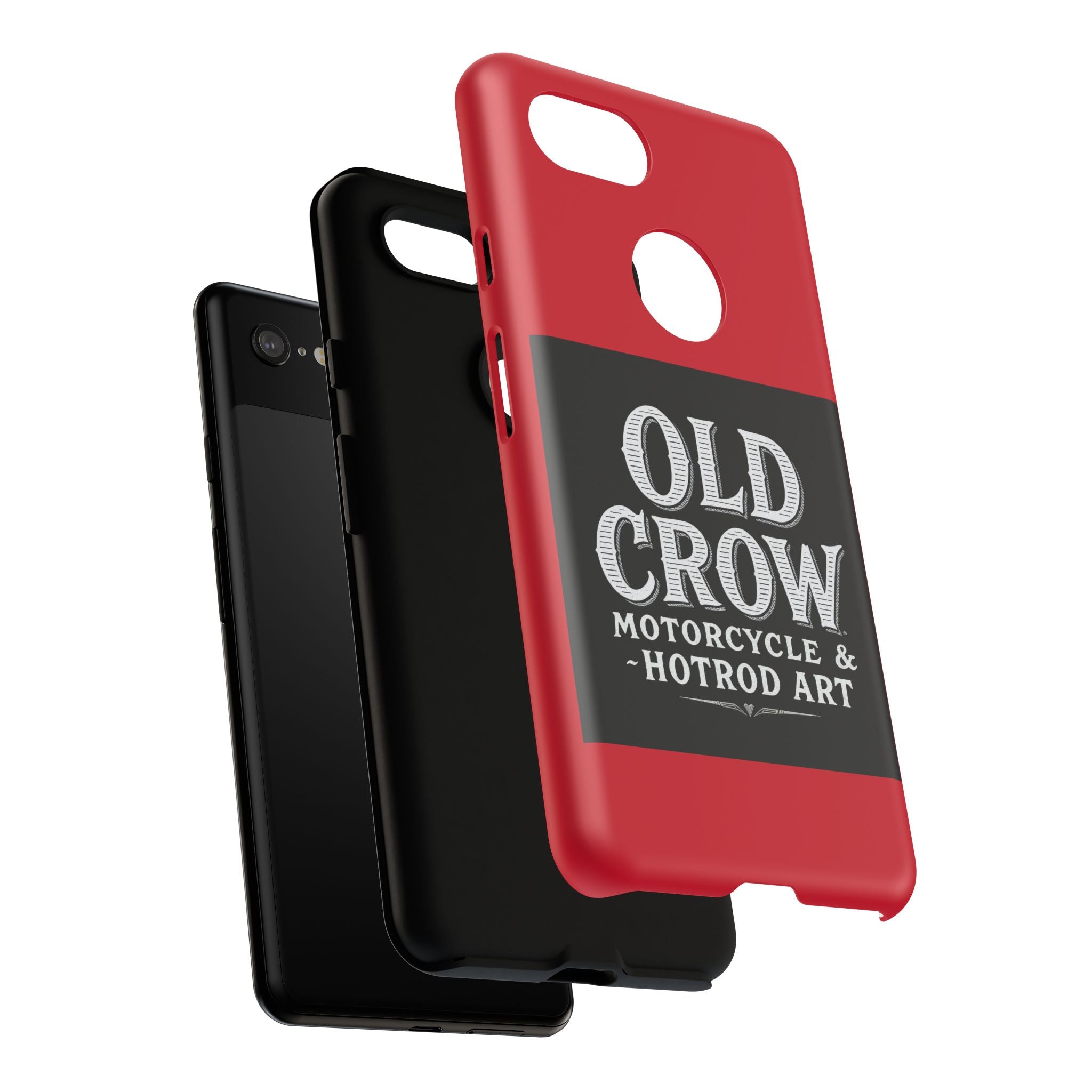 Classic Old Crow Garage Typography Cases