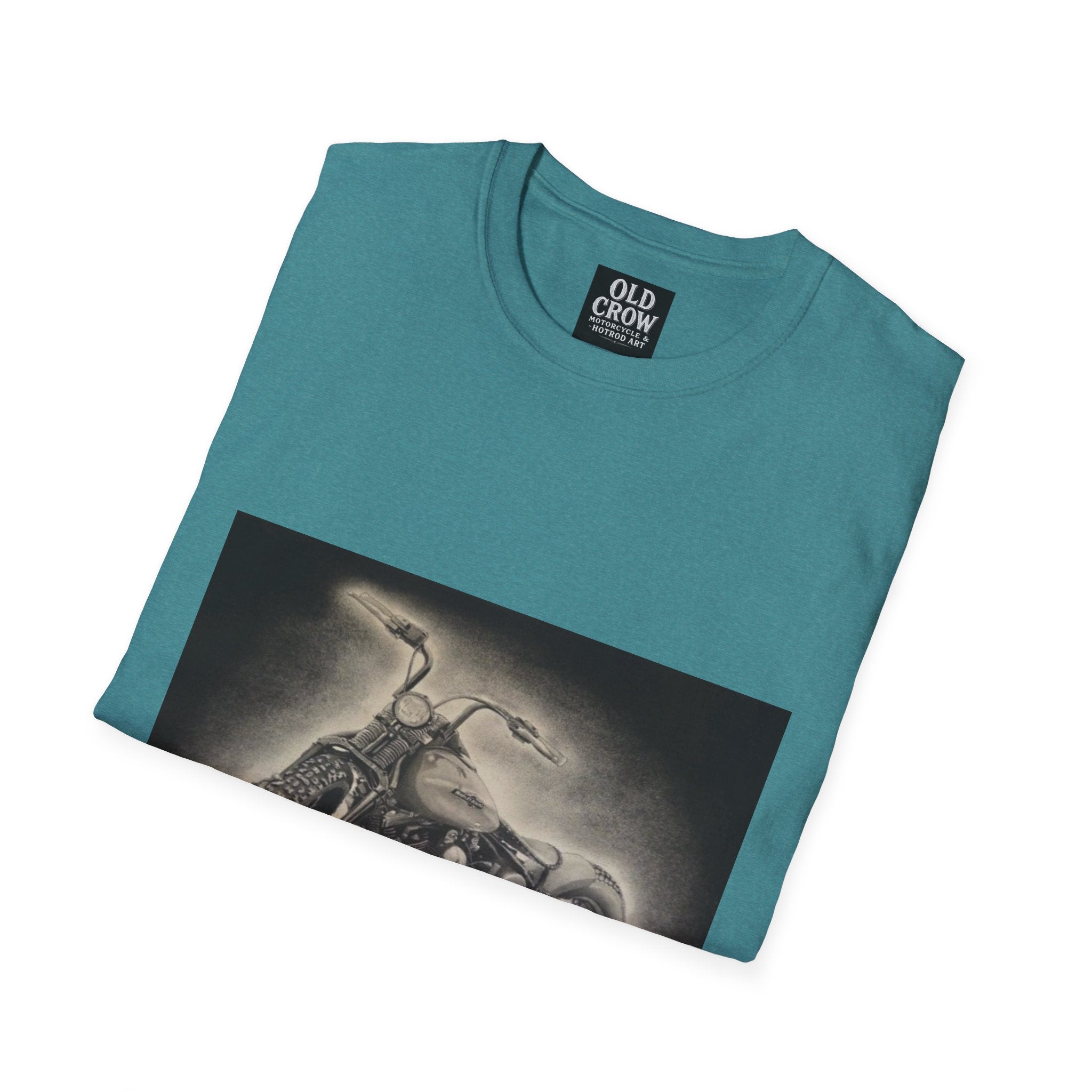 Custom Bobber Bike Canvas T-Shirt