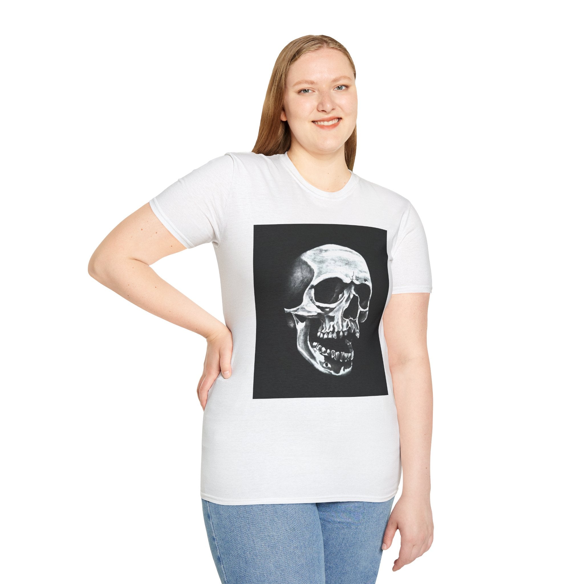 Skull of Shadows Softstyle T-Shirt, classic skull