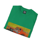 Vintage Hotrod in Motion Softstyle T-Shirt, " Book'n"