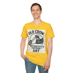 Old Crow Long Fork Chopper Sticker T-Shirt