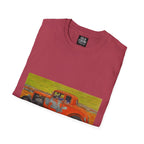 Vintage Hotrod in Motion Softstyle T-Shirt, " Book'n"