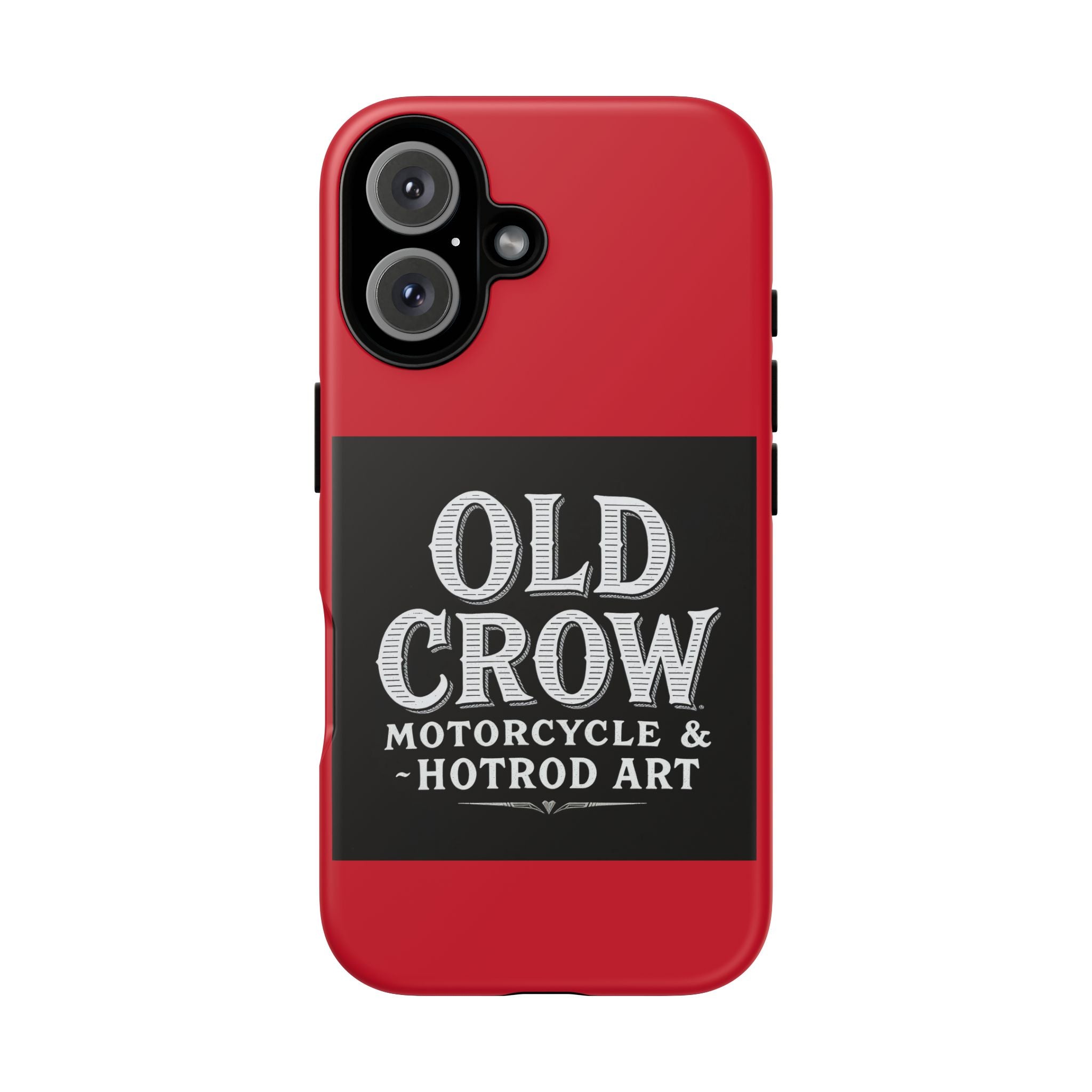 Classic Old Crow Garage Typography Cases