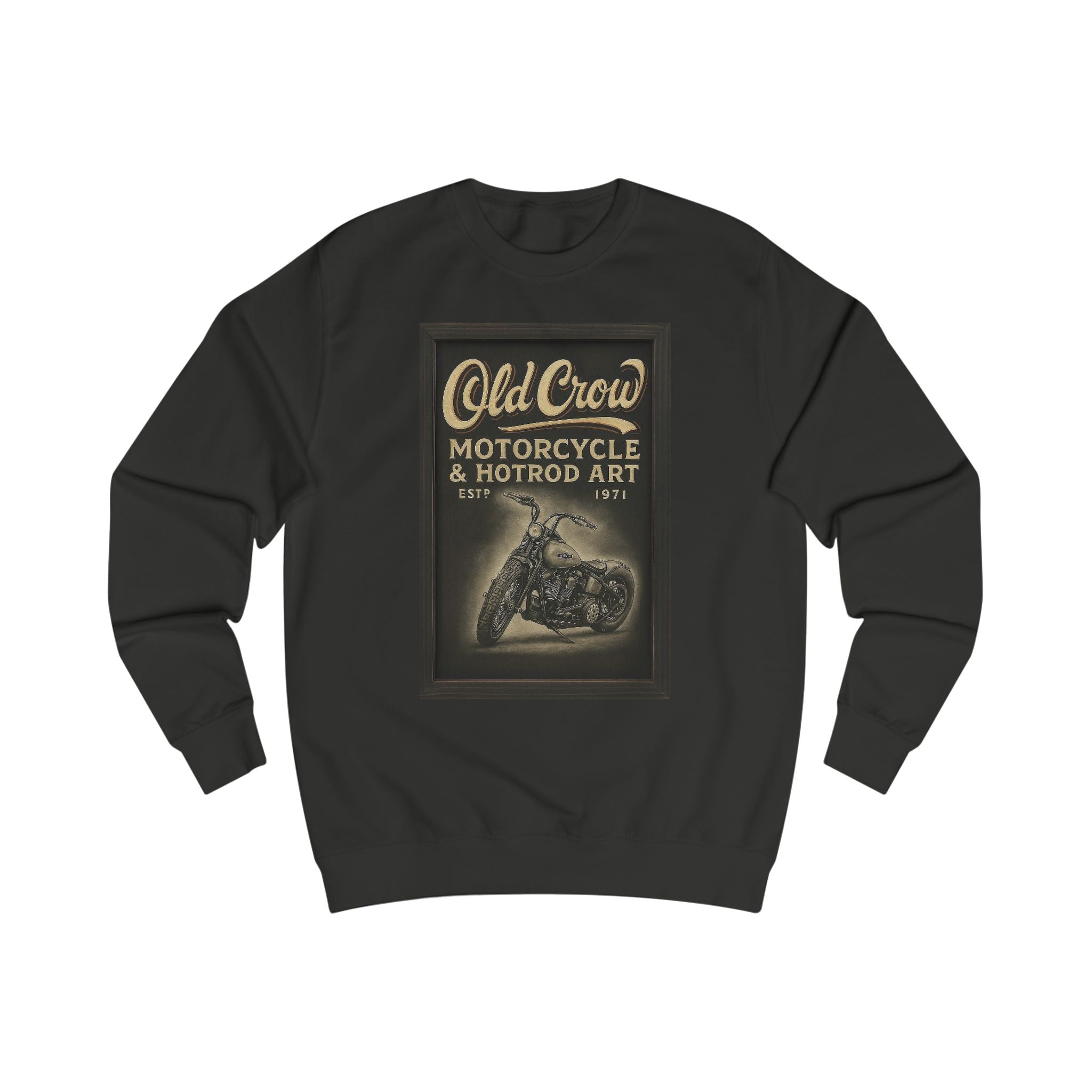 Old Crow Custom Motorcycle Sweatshirt