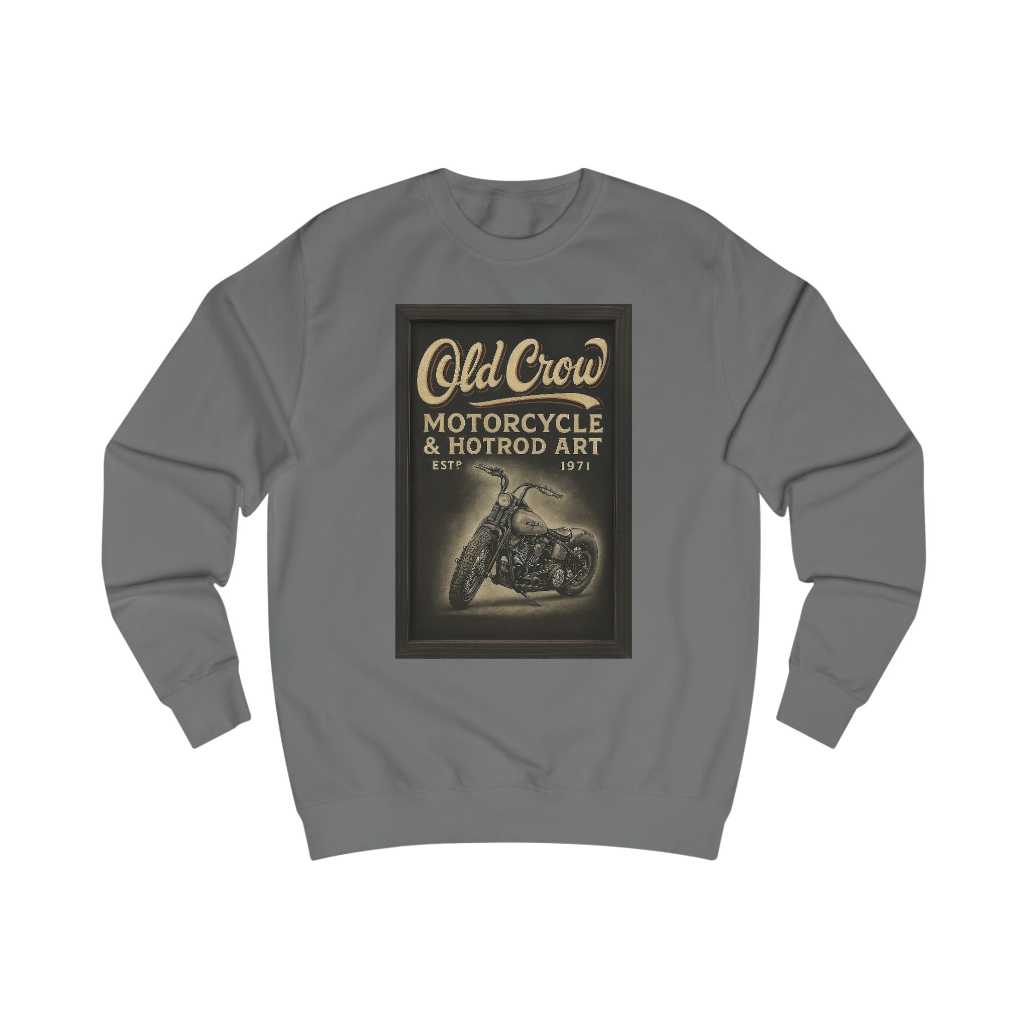 Old Crow Custom Motorcycle Sweatshirt