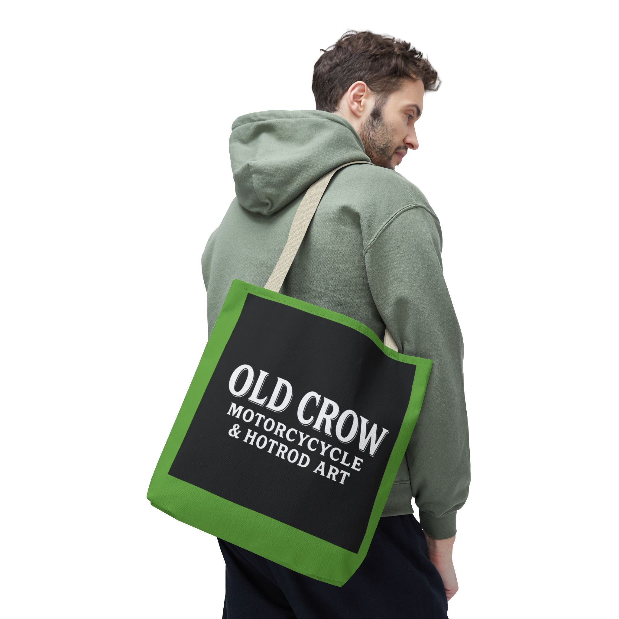 Old Crow Motorcycle & Hotrod Tote Bag