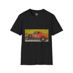 Vintage Hotrod in Motion Softstyle T-Shirt, " Book'n"