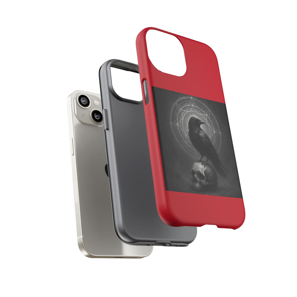Occult Raven Sigil & Skull Art Cases