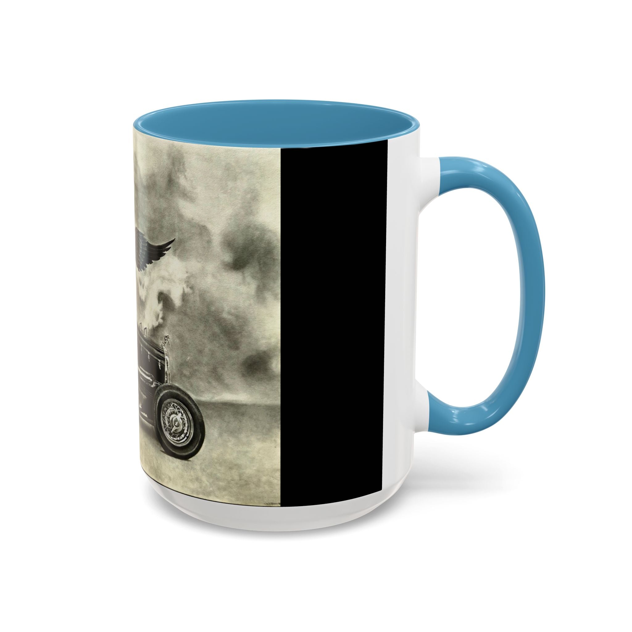 8 Vintage Racing Accent Coffee Mug