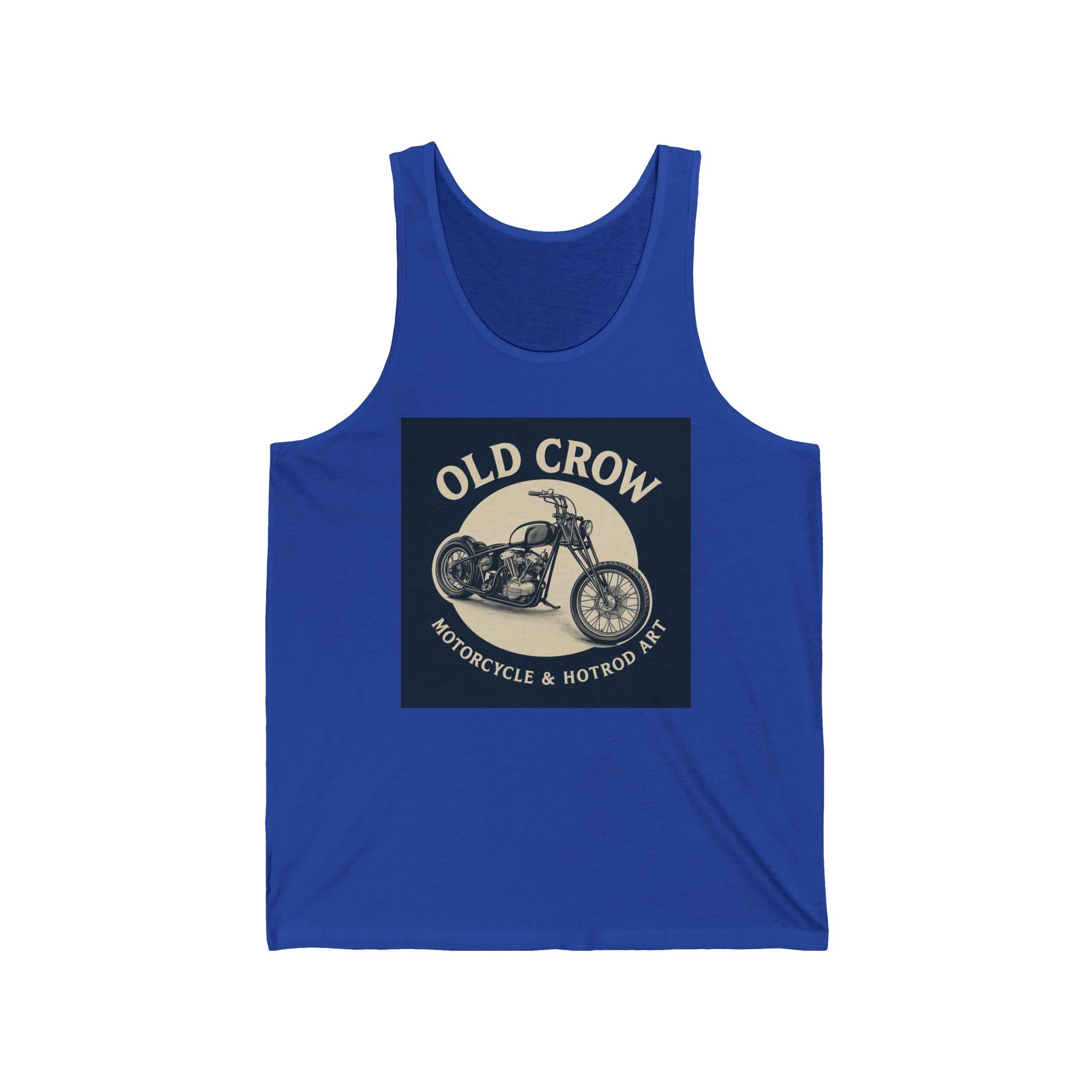 Old Crow Chopper Art Jersey Tank