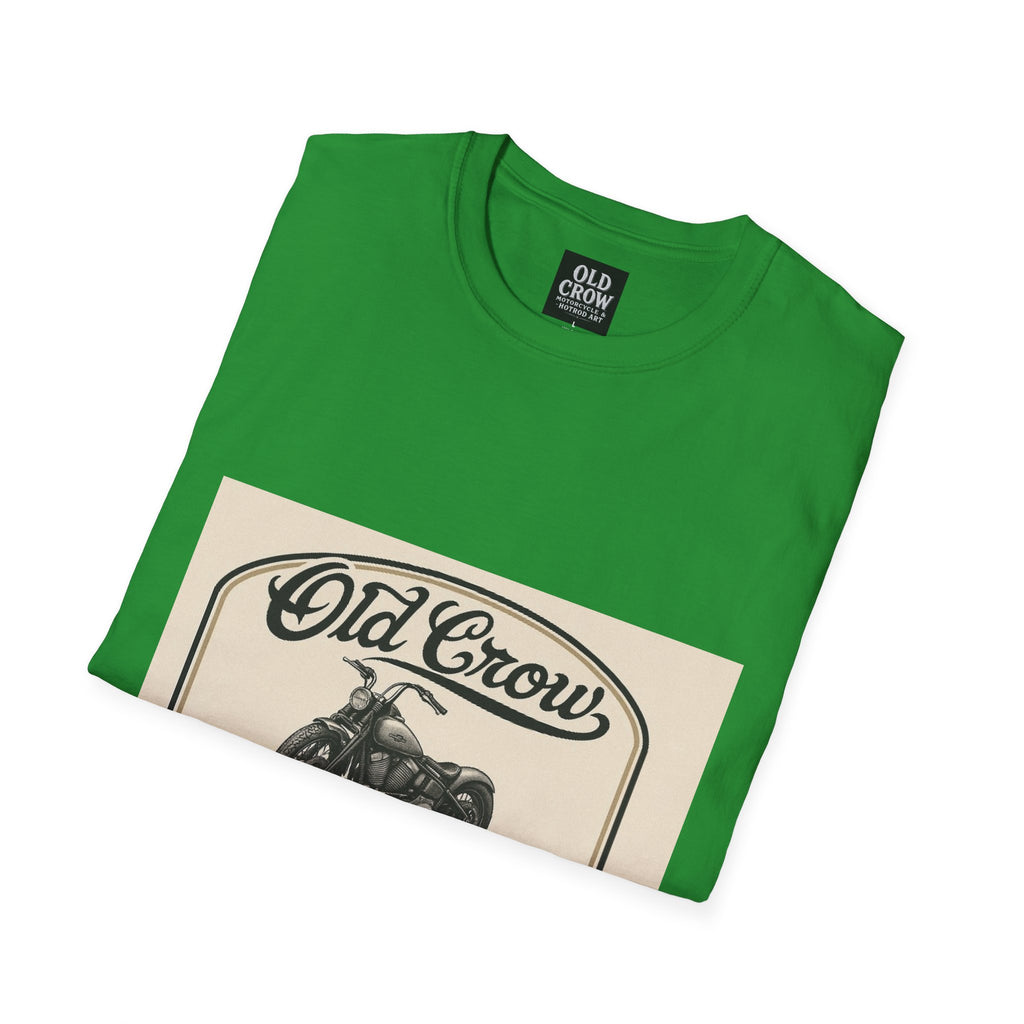 Retro Biker Life Old Crow Shop Sign T-Shirt