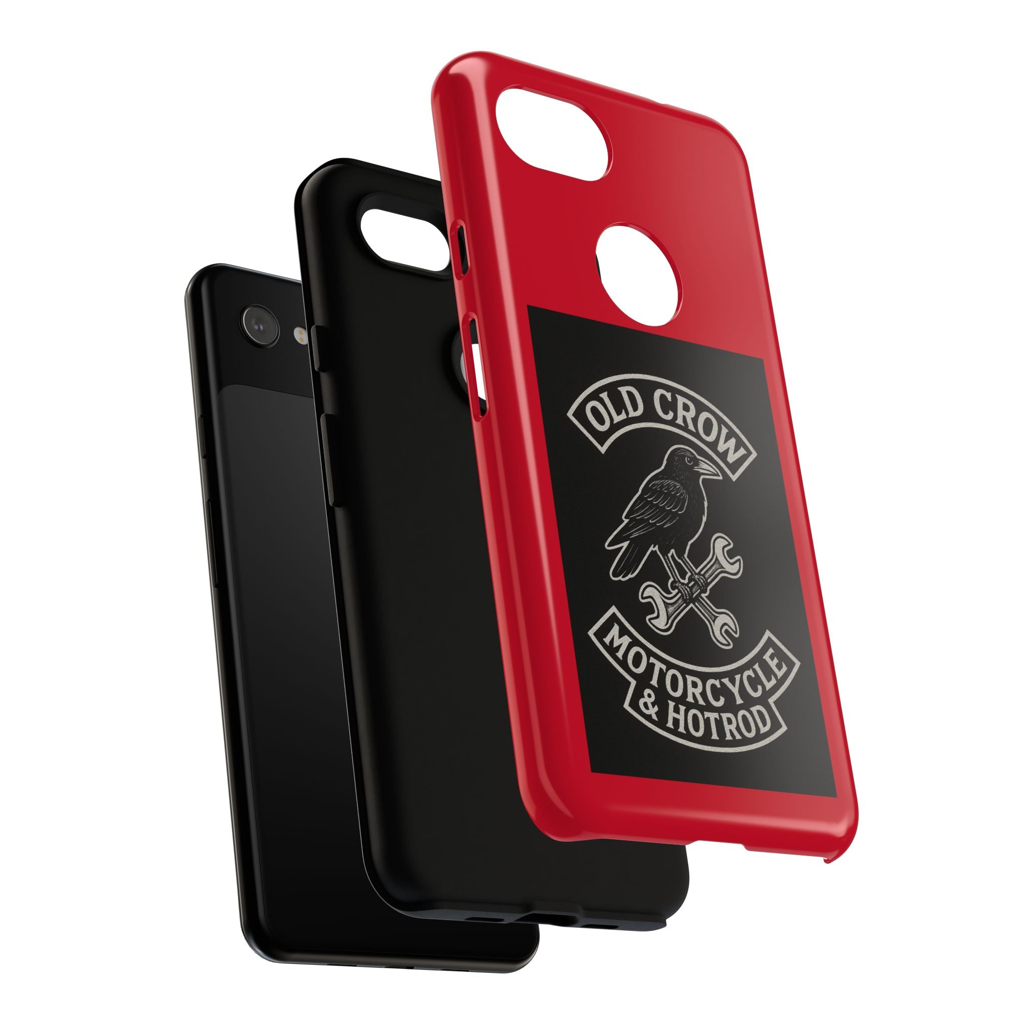 Old Crow Garage Retro Hotrod Rider Cases
