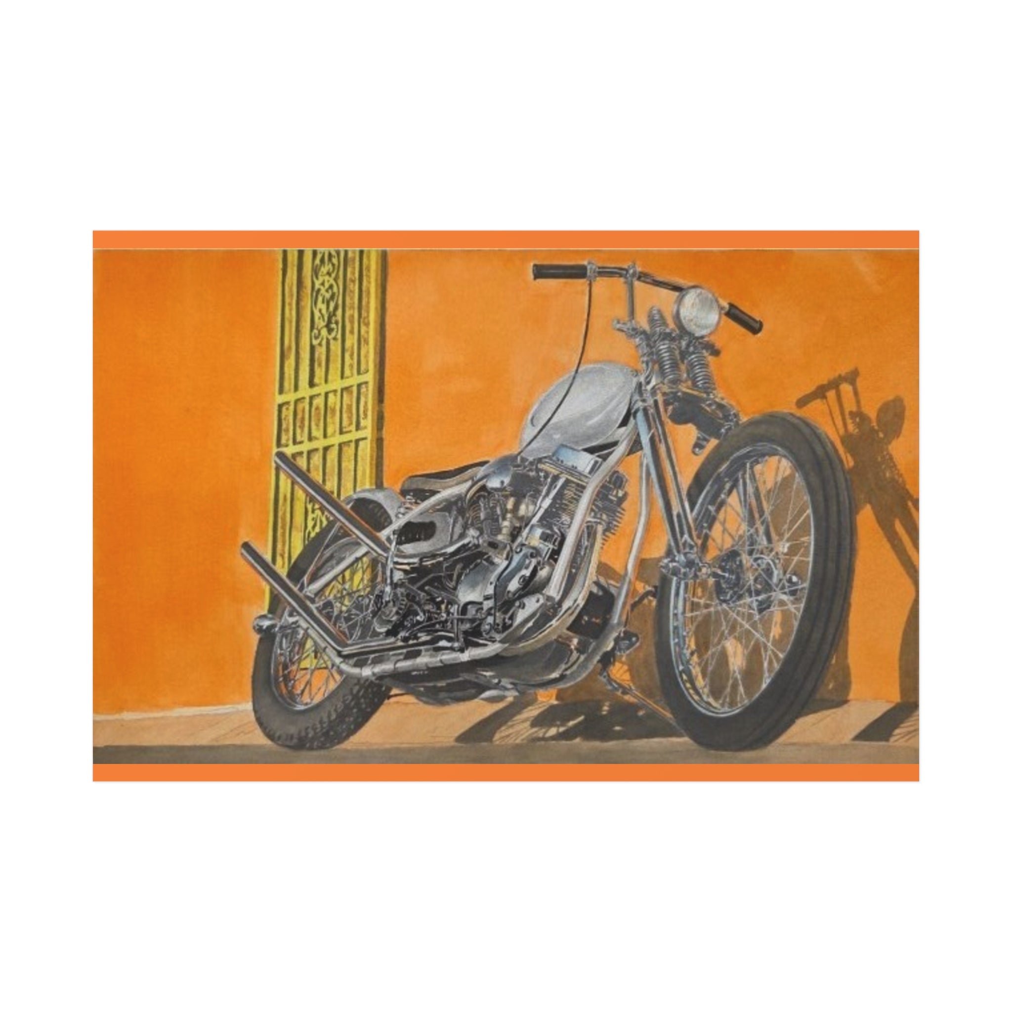 Steel Shadows  Art Print