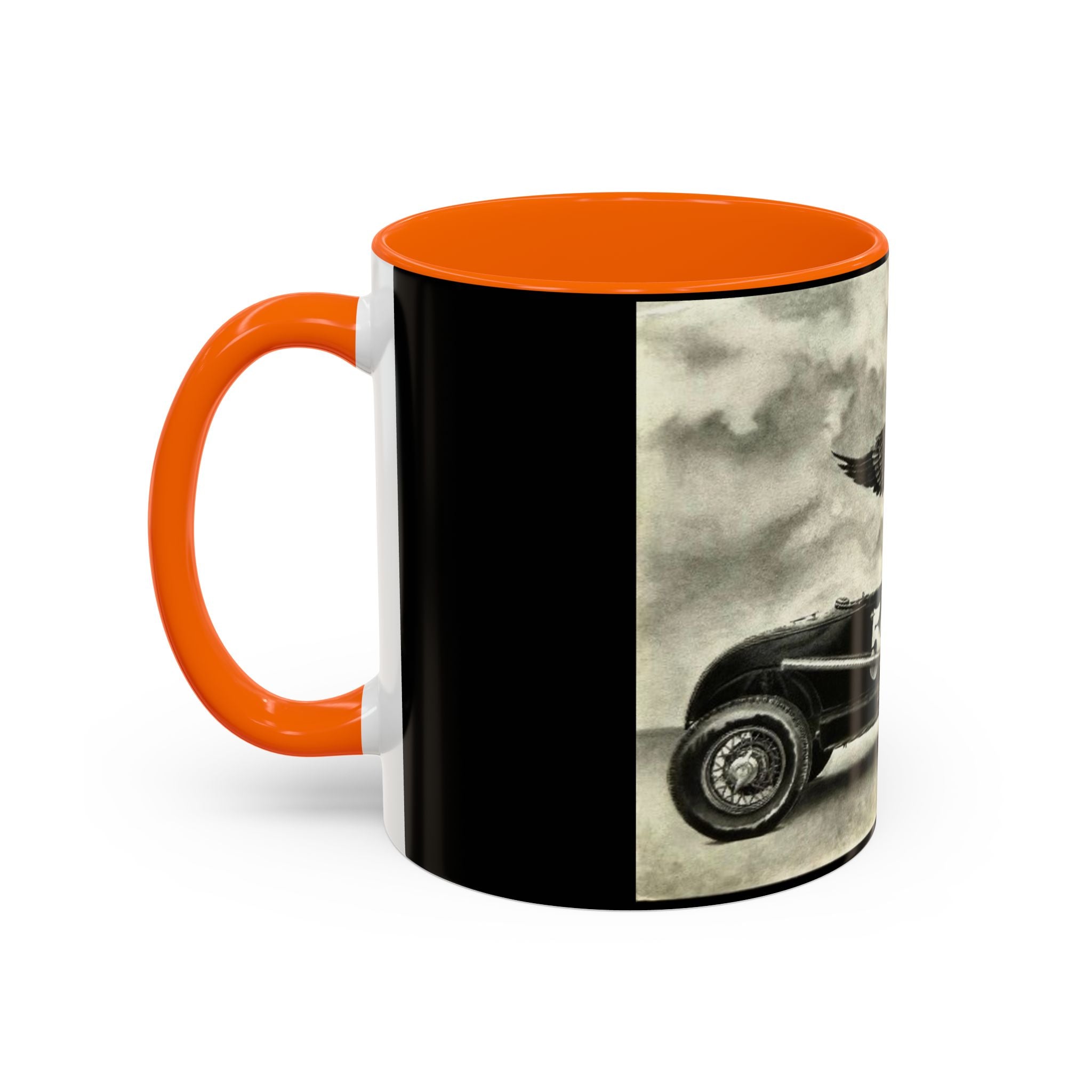 18 Vintage Racing Accent Coffee Mug