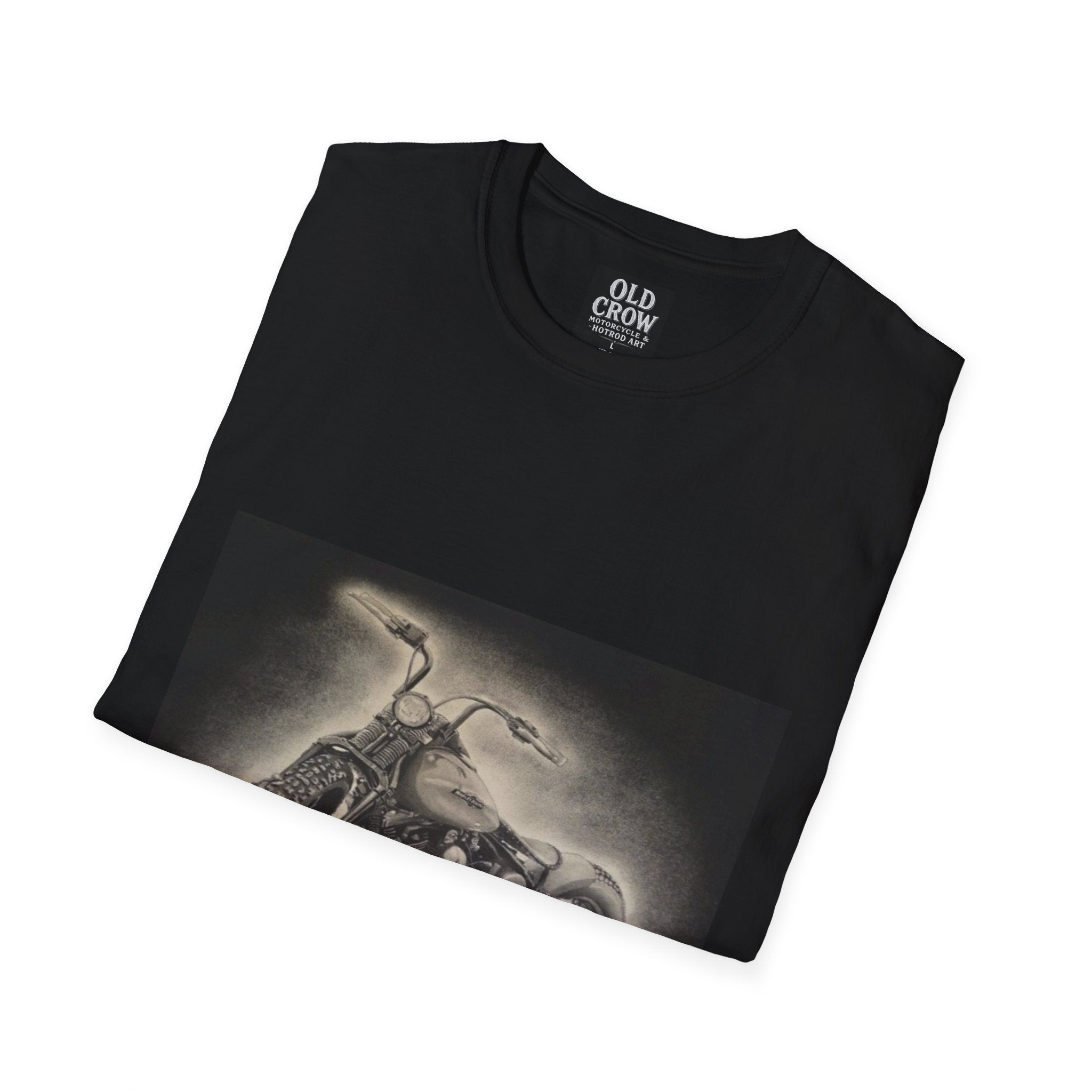 Custom Bobber Bike Canvas T-Shirt