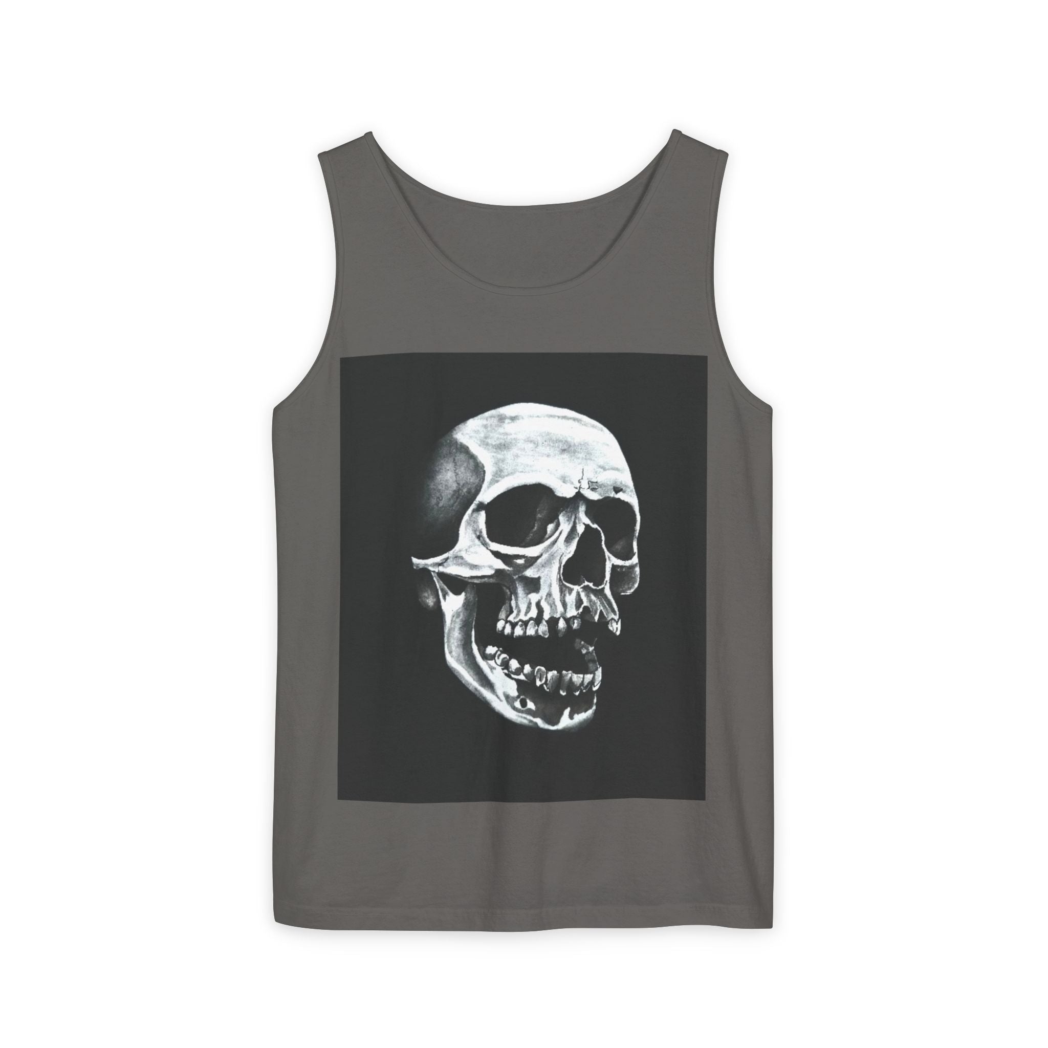 Shadowed Skull Tank Top