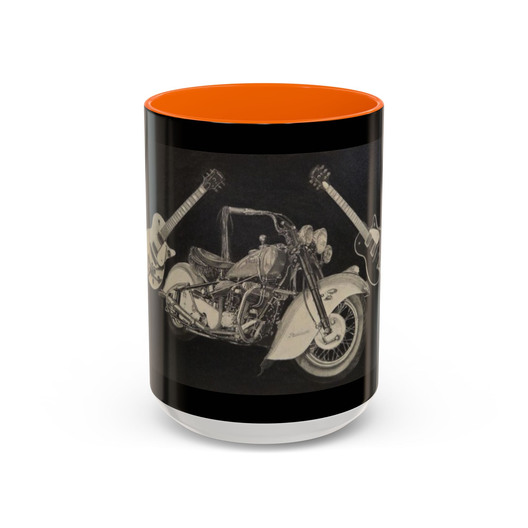 15 Vintage Motorcycle & Guitar Coffee Mug