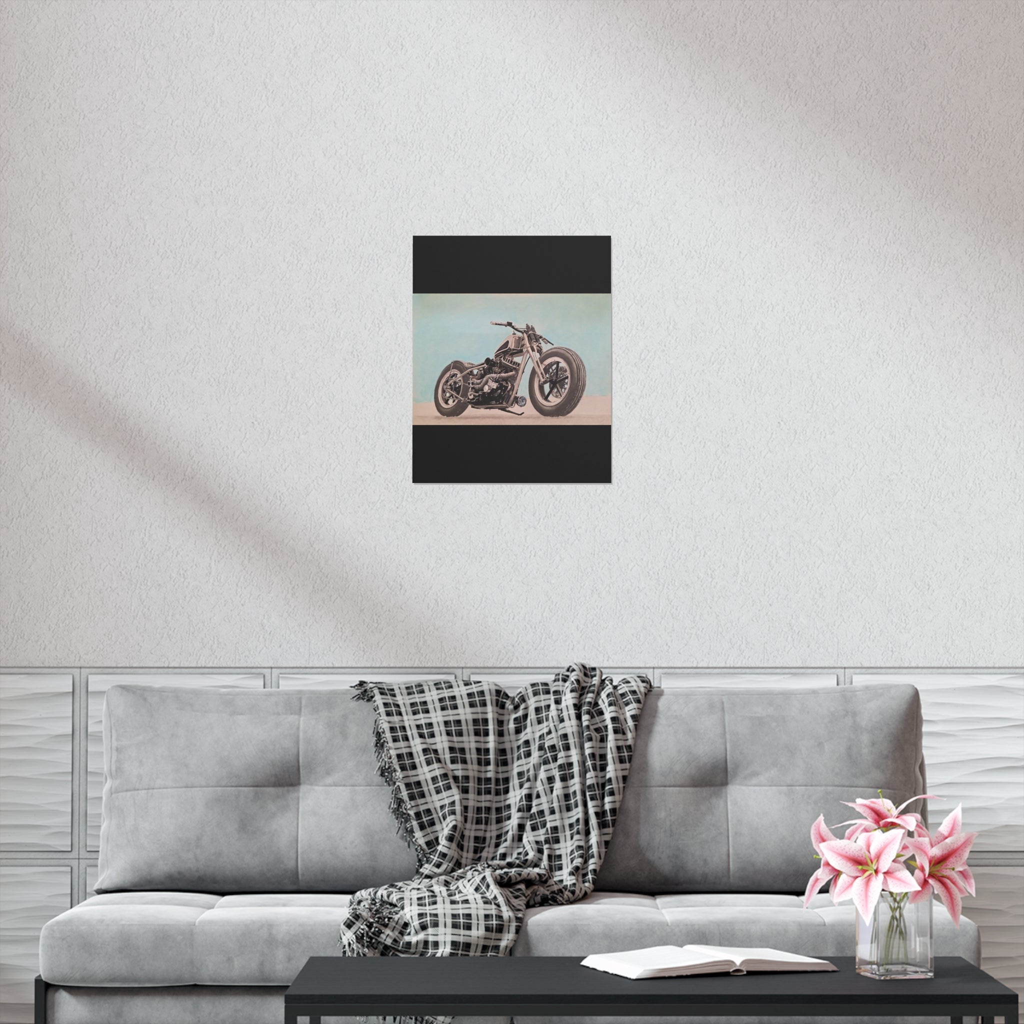 Chopper Soul, Open Sky Motorcycle Art Print