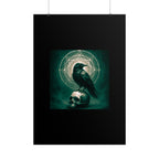 Mystical Raven Art Poster | Dark Aesthetic Wall Decor for Home