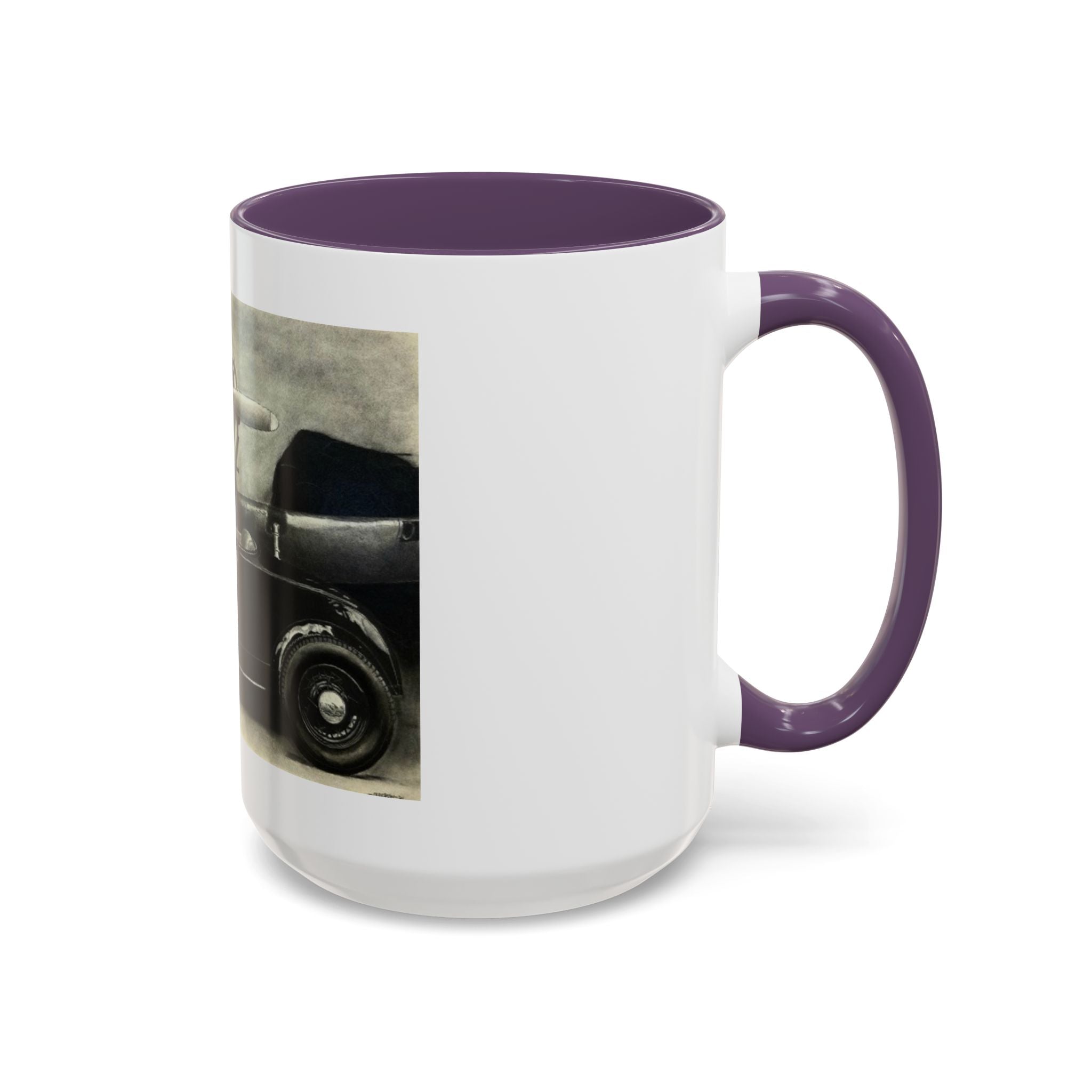 Vintage Airplane Accent Coffee Mug