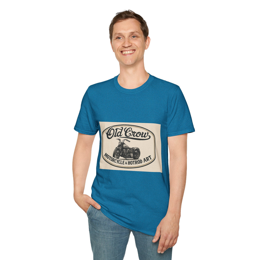 Retro Biker Life Old Crow Shop Sign T-Shirt