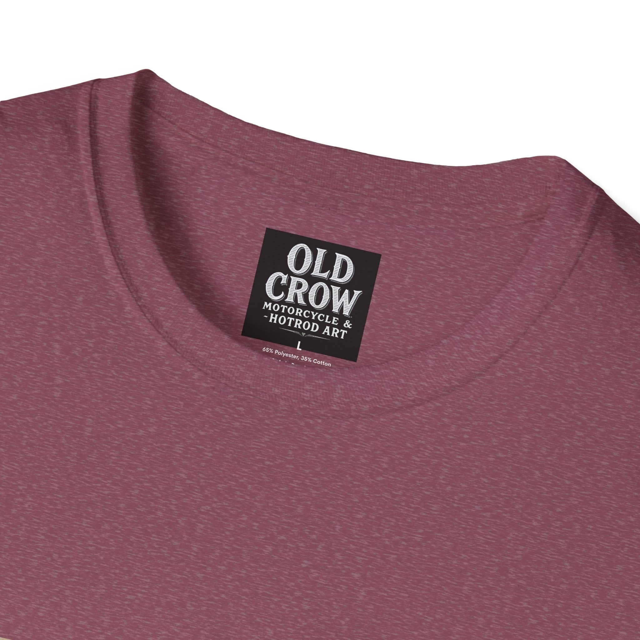 Retro Chopper Motorcycle Poster T-Shirt