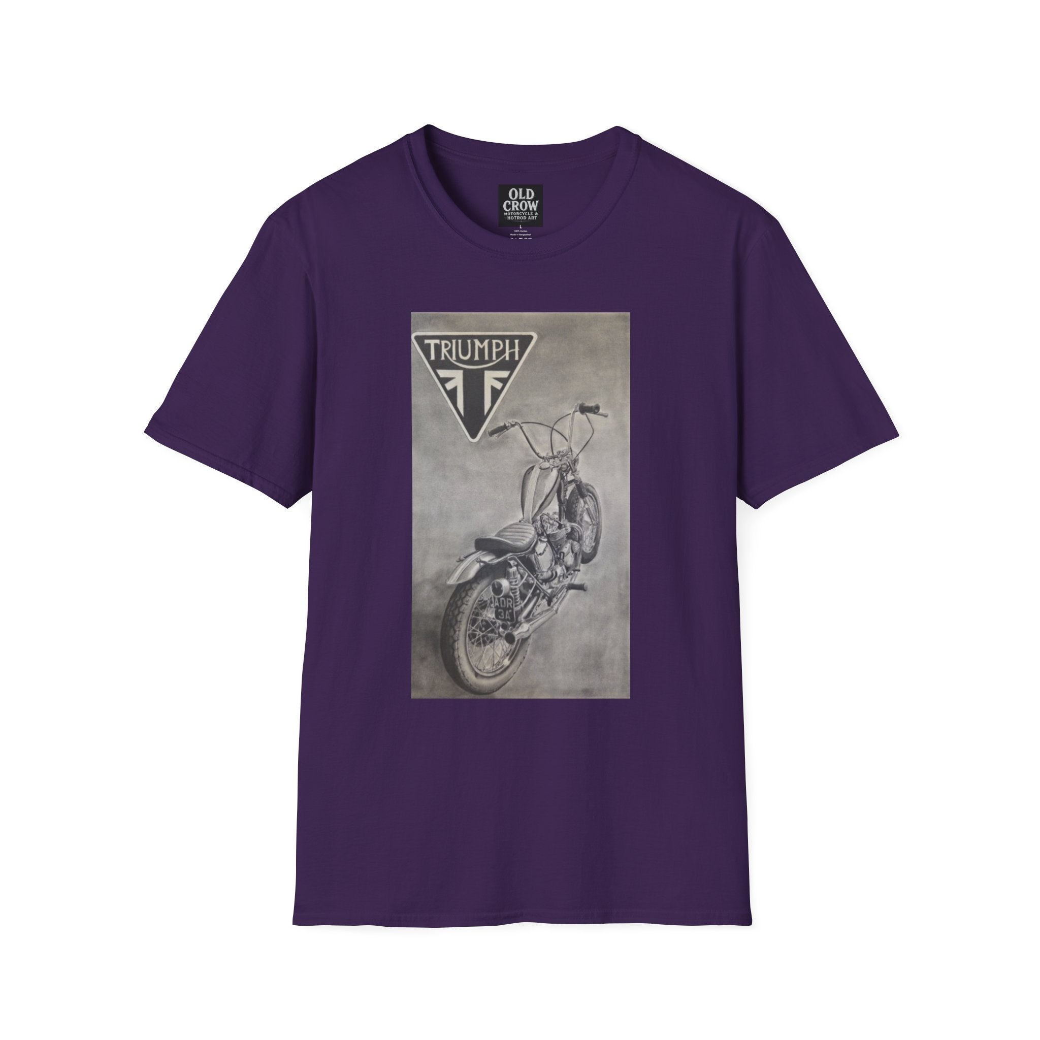 Retro Triumph Chopper Softstyle T-Shirt