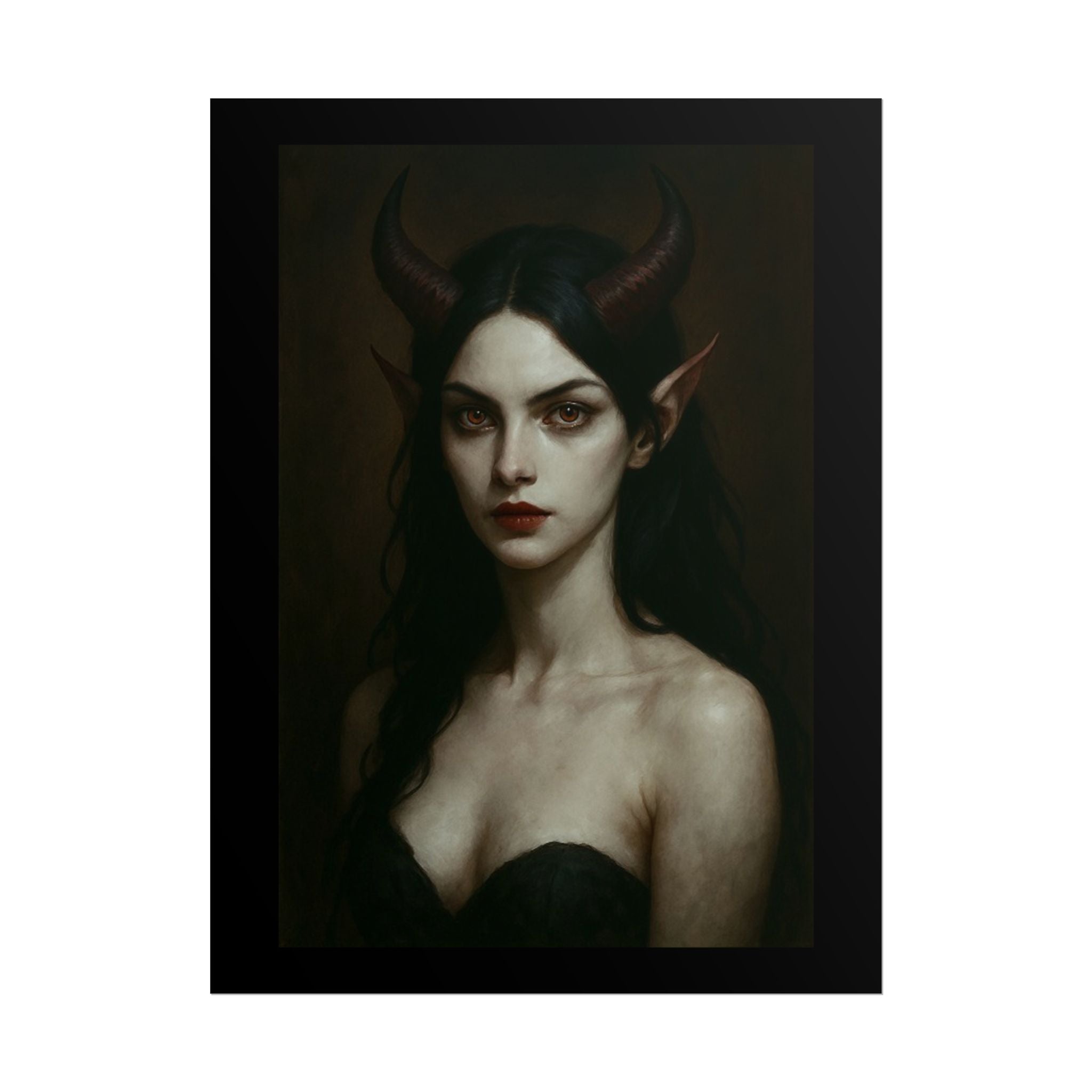 Gothic Art Rolled Posters, Dark Fantasy Wall Decor