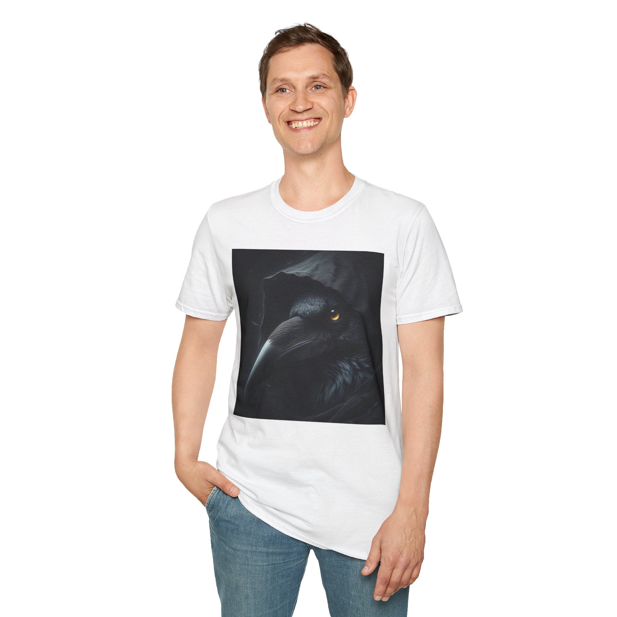 Mystical Crow in Hood T-Shirt