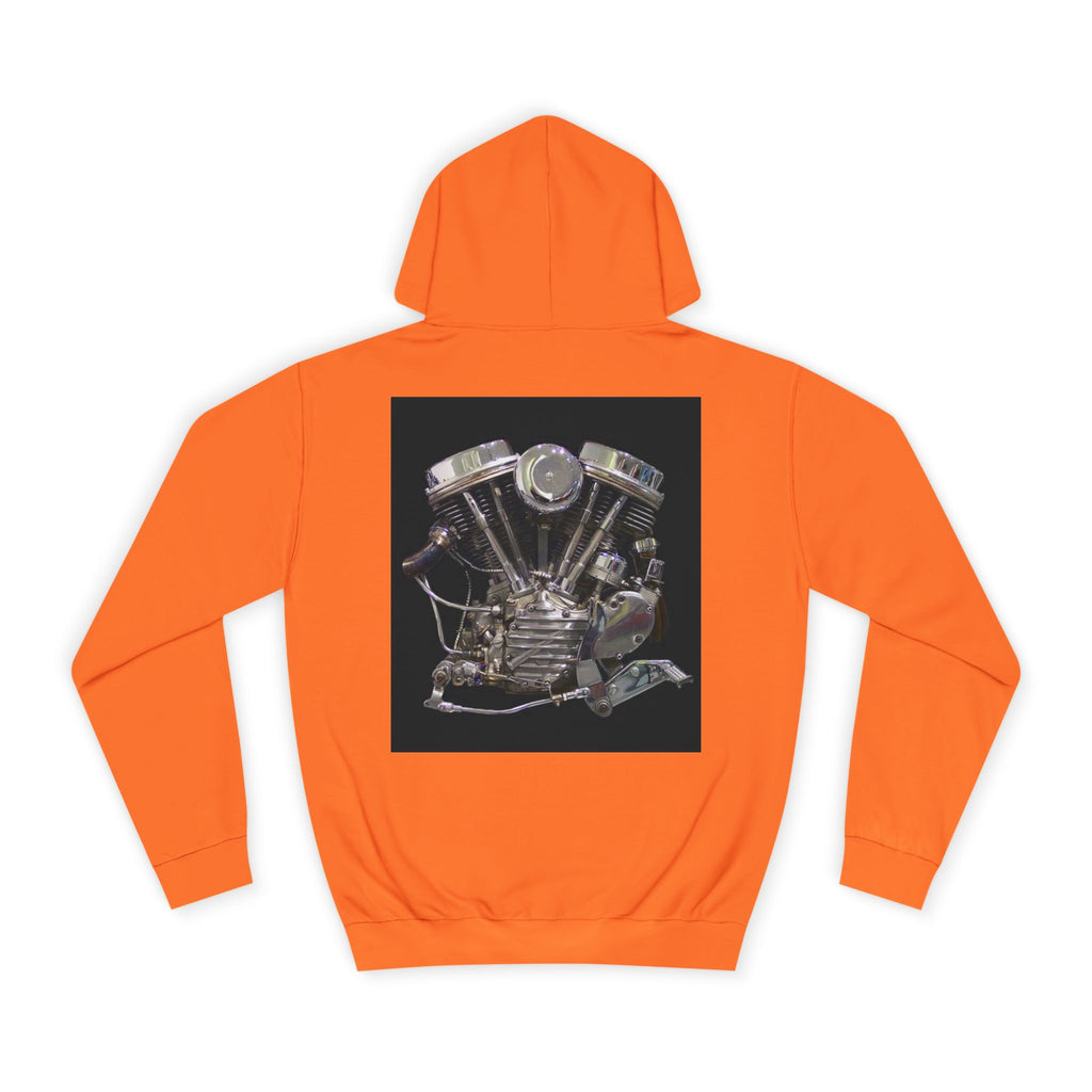 Old Crow Motorcycle & Hotrod College Hoodie