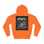 Old Crow Motorcycle & Hotrod College Hoodie