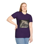 Custom Bobber Bike Canvas T-Shirt