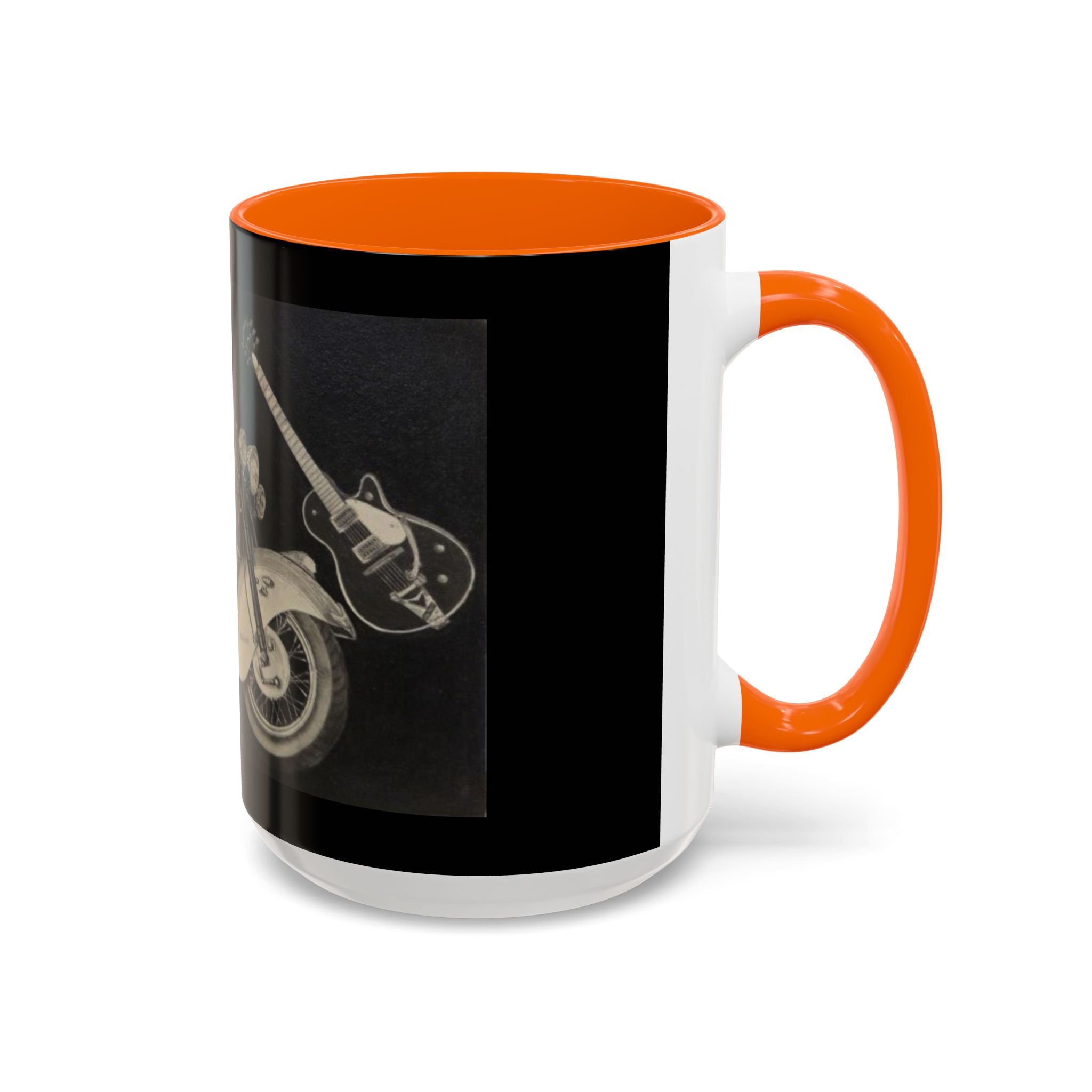 15 Vintage Motorcycle & Guitar Coffee Mug