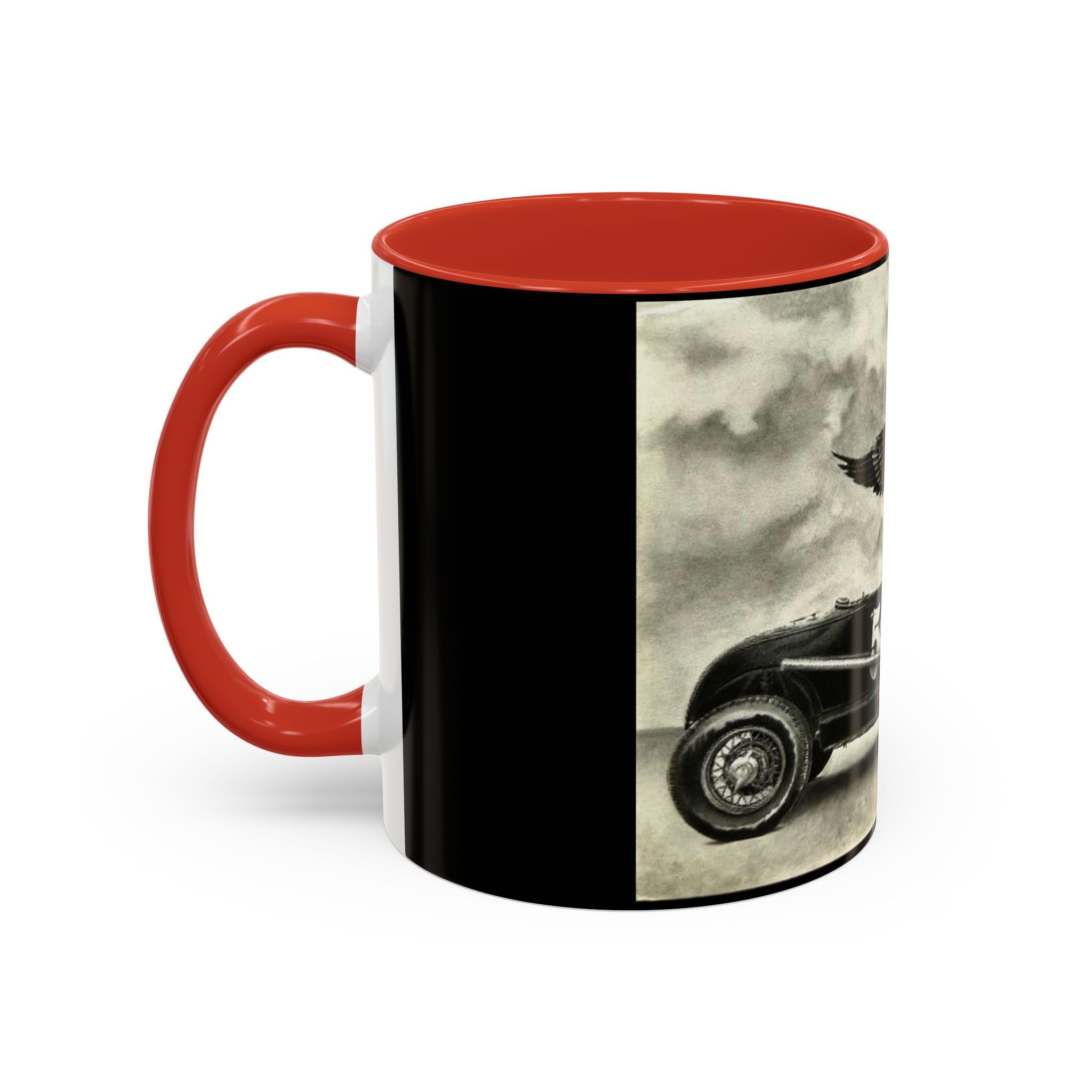 18 Vintage Racing Accent Coffee Mug