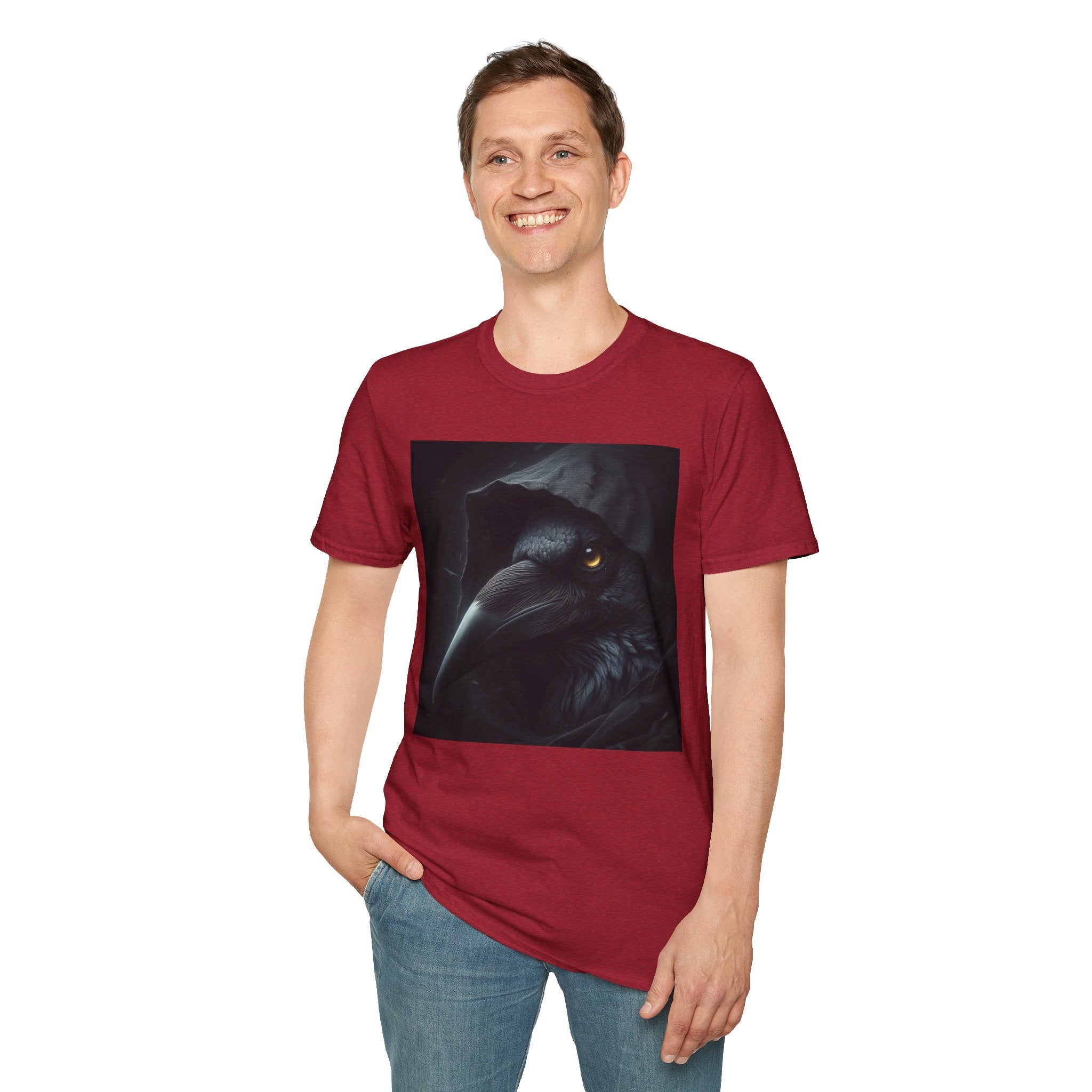 Mystical Crow in Hood T-Shirt